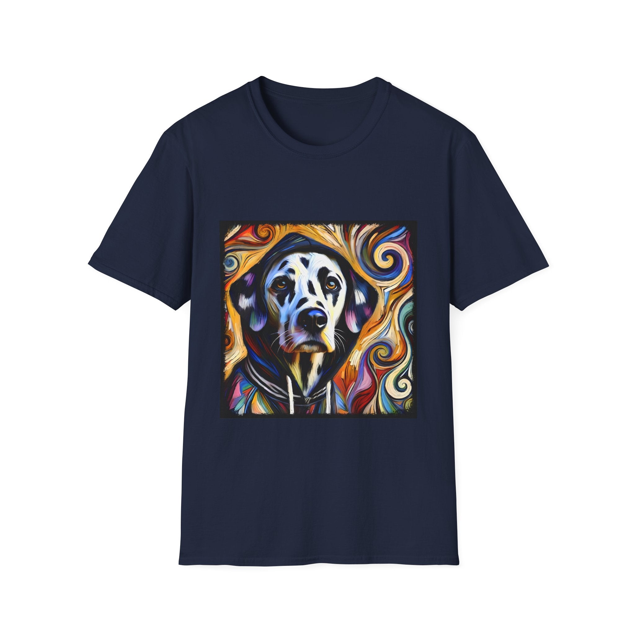 Dalmatian Relaxed Swirl | Unisex Dog T-Shirt