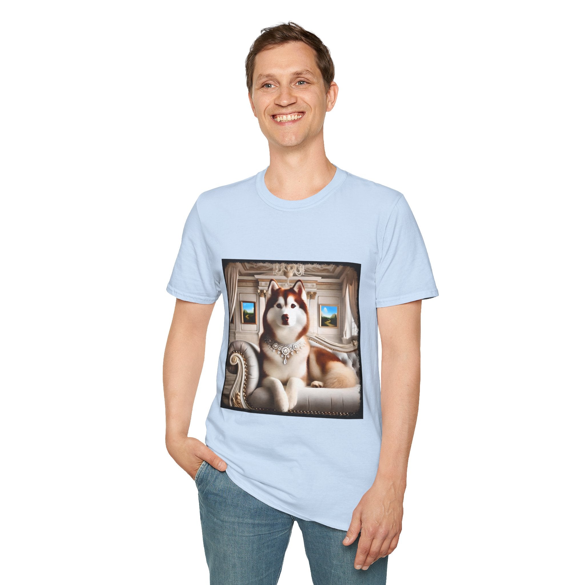 Siberian Husky Red Princess | Unisex Dog T-Shirt