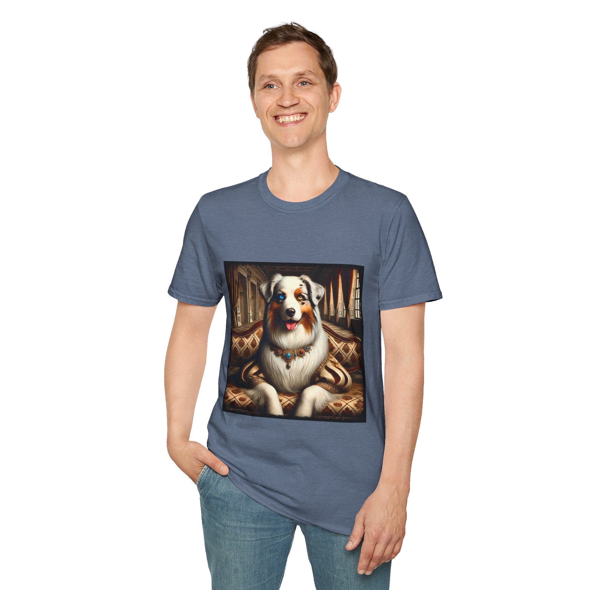Australian Shepherd Poised Princess | Unisex Dog T-Shirt