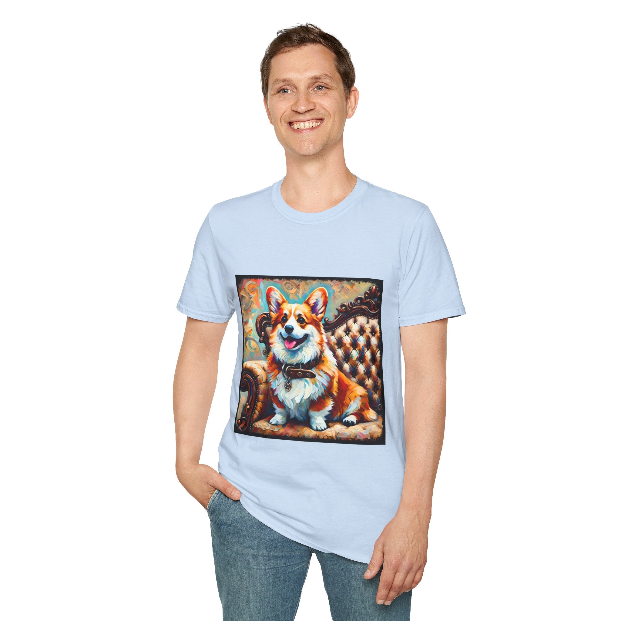Pembroke Welsh Corgi Warm Swirl | Unisex Dog T-Shirt
