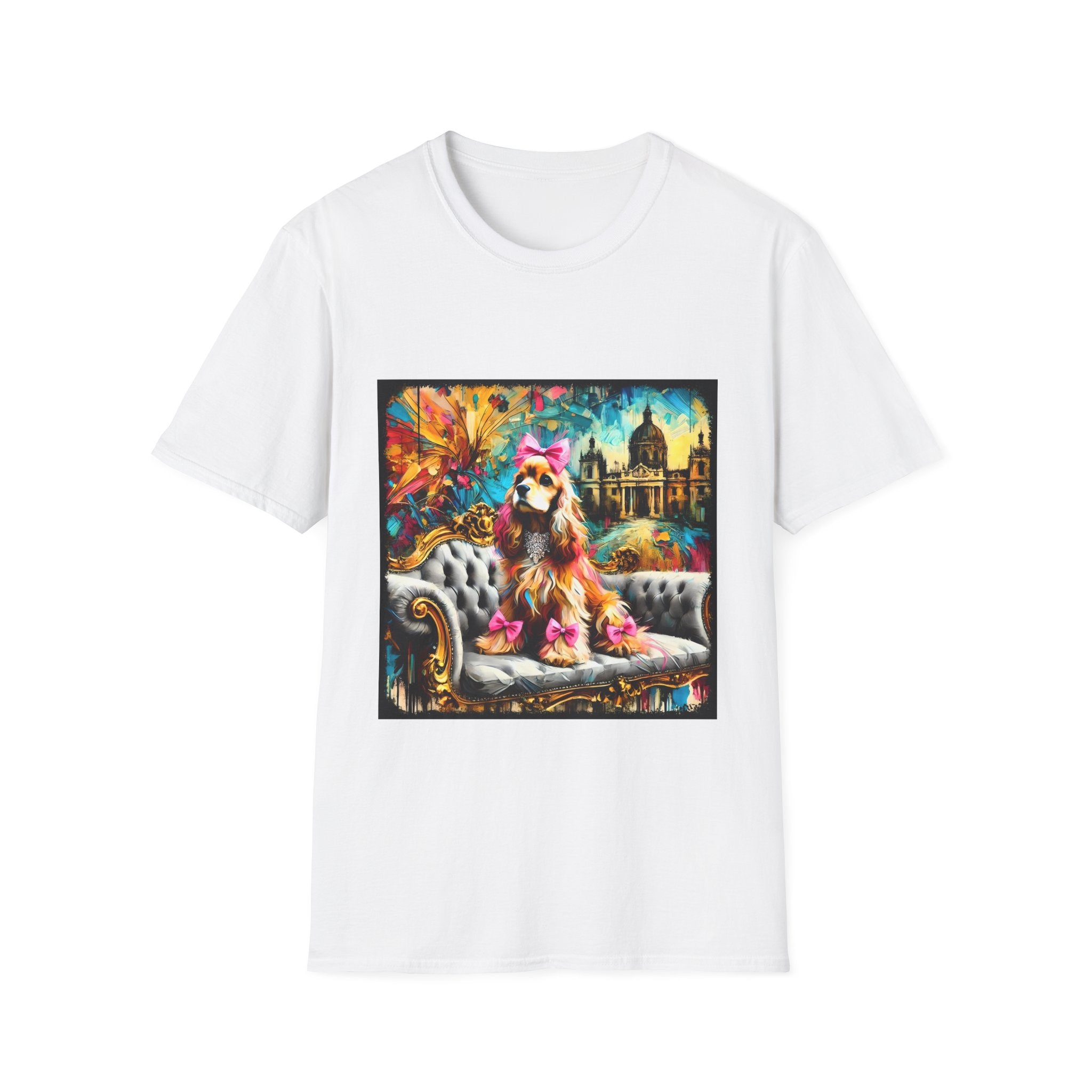 Cocker Spaniel Diamond Princess Classic | Unisex Dog T-Shirt
