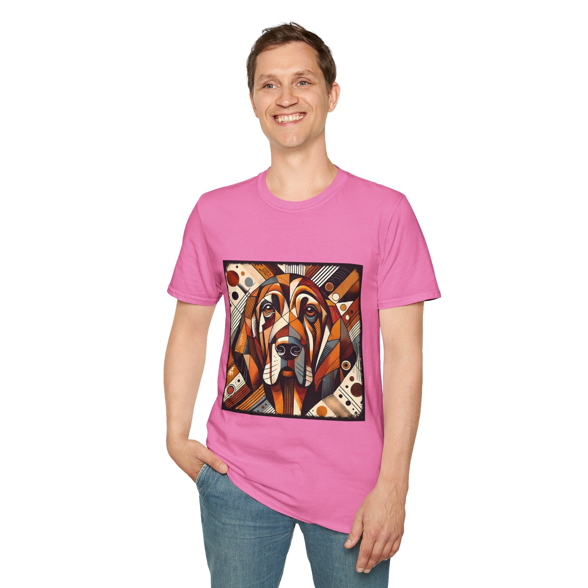 Bloodhound Bold Geometric | Unisex Dog T-Shirt