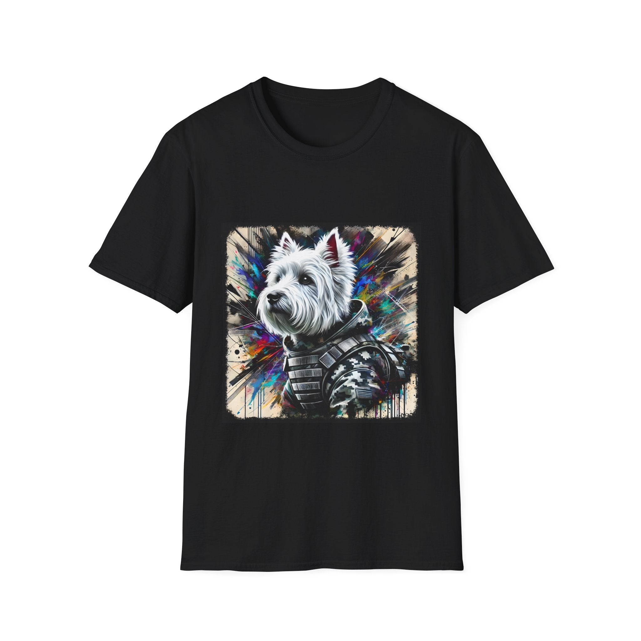 West Highland White Terrier Bold Camo Classic | Unisex Dog T-Shirt