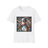 Cavalier King Charles Spaniel Multicolored Geometric | Unisex Dog T-Shirt