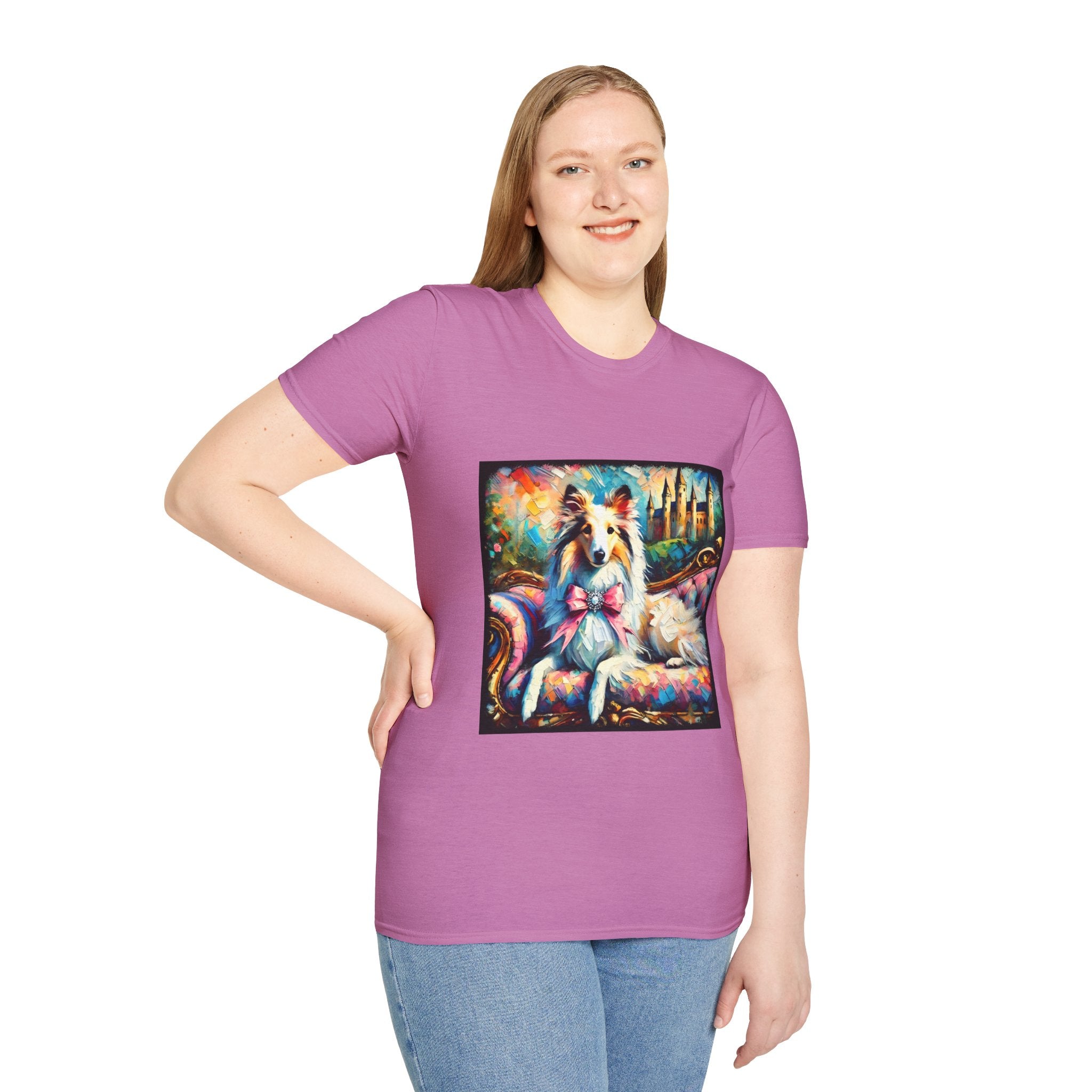 Collie Diamond Princess Classic | Unisex Dog T-Shirt