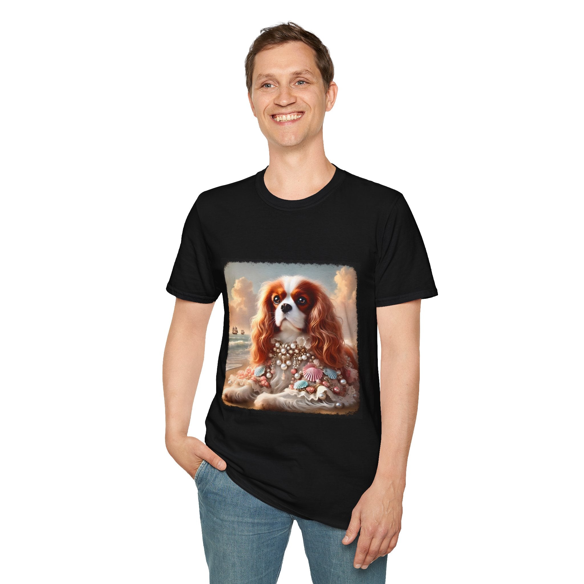 Cavalier King Charles Spaniel Beach Beauty | Unisex Dog T-Shirt