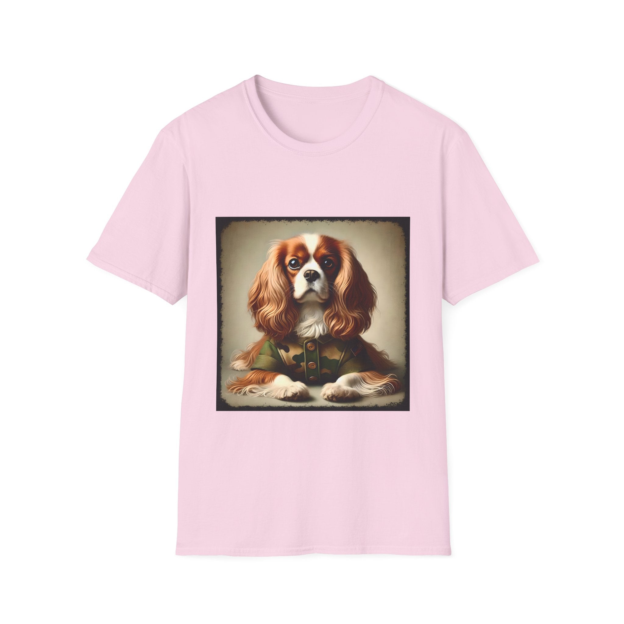Cavalier King Charles Spaniel Camo Comrade | Unisex Dog T-Shirt