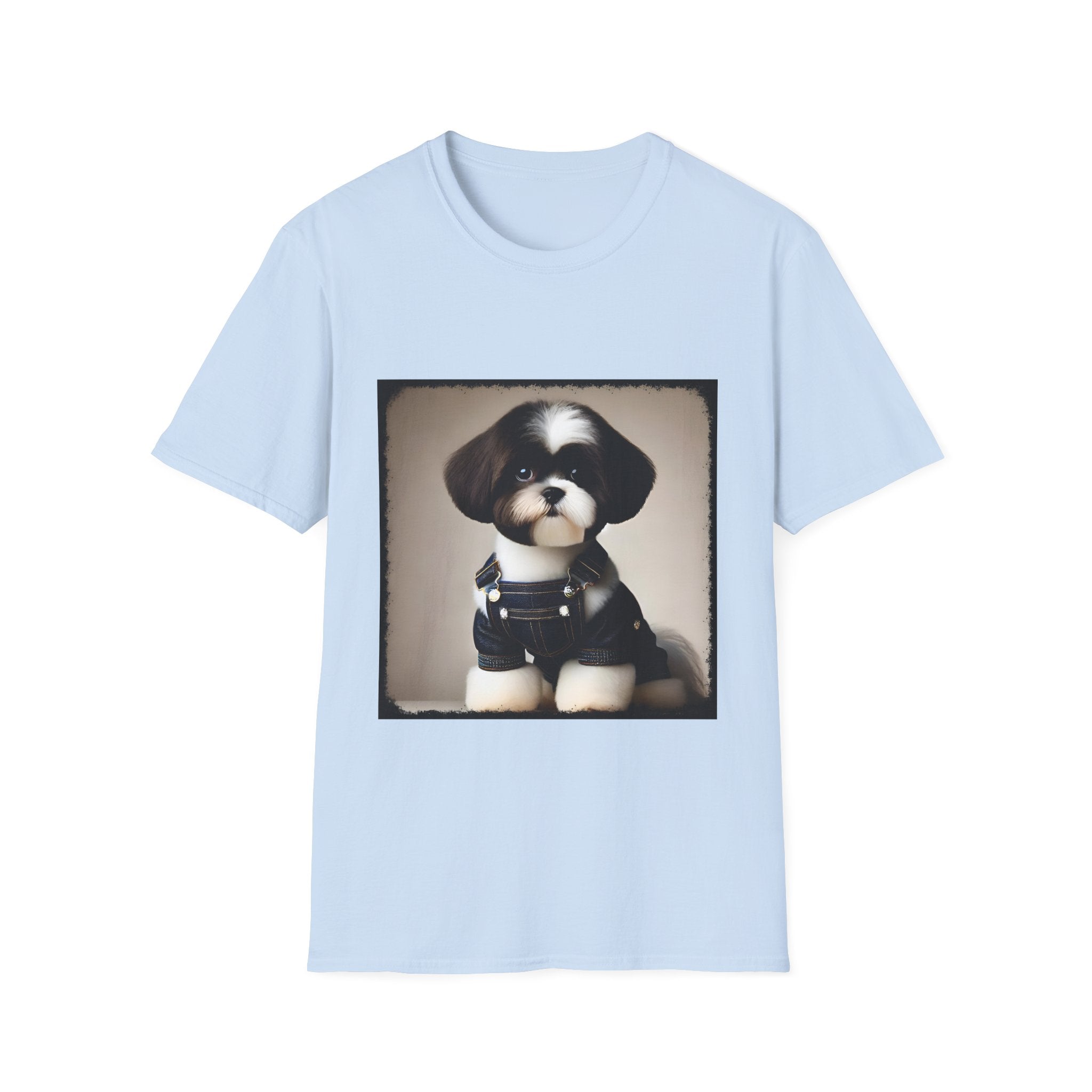 Shih Tzu Denim Darling | Unisex Dog T-Shirt