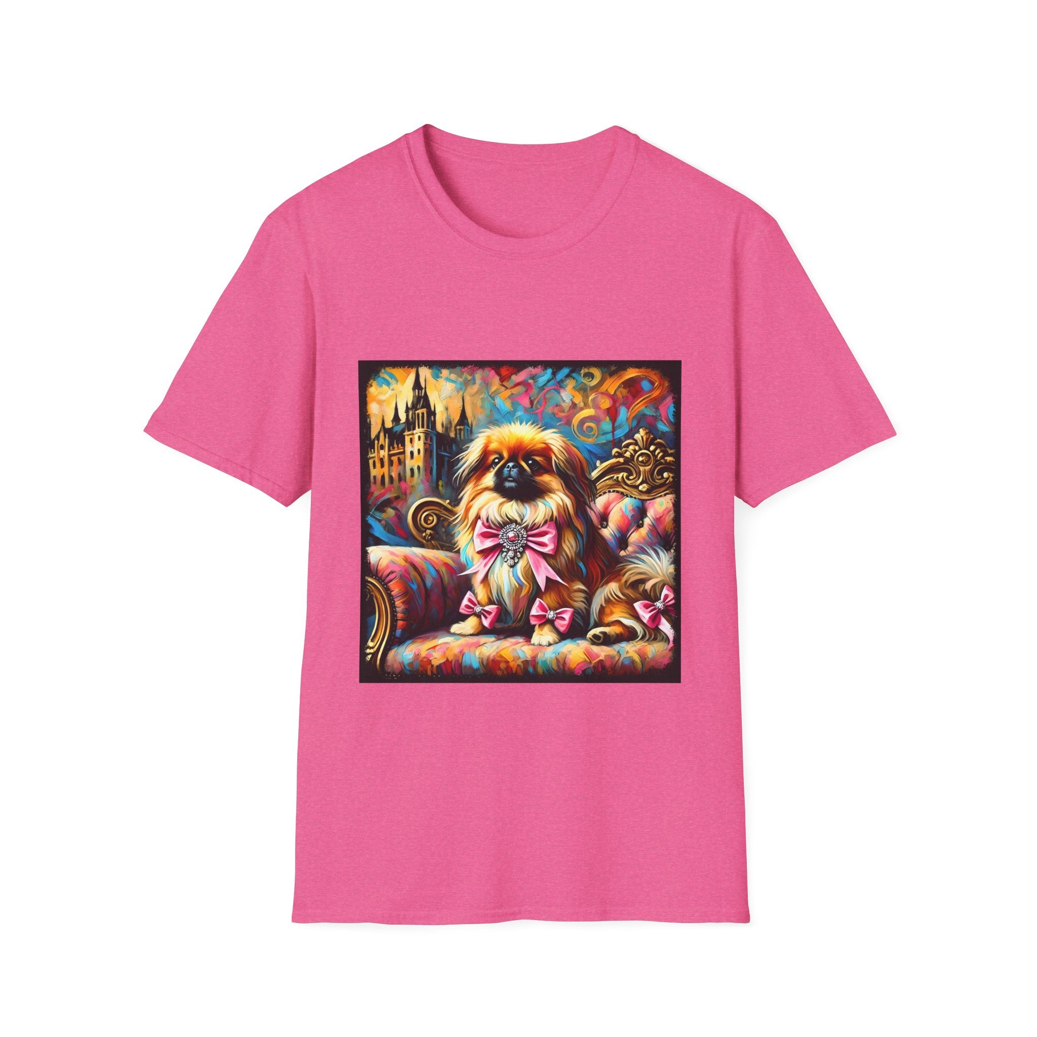 Pekingese Diamond Princess Classic | Unisex Dog T-Shirt