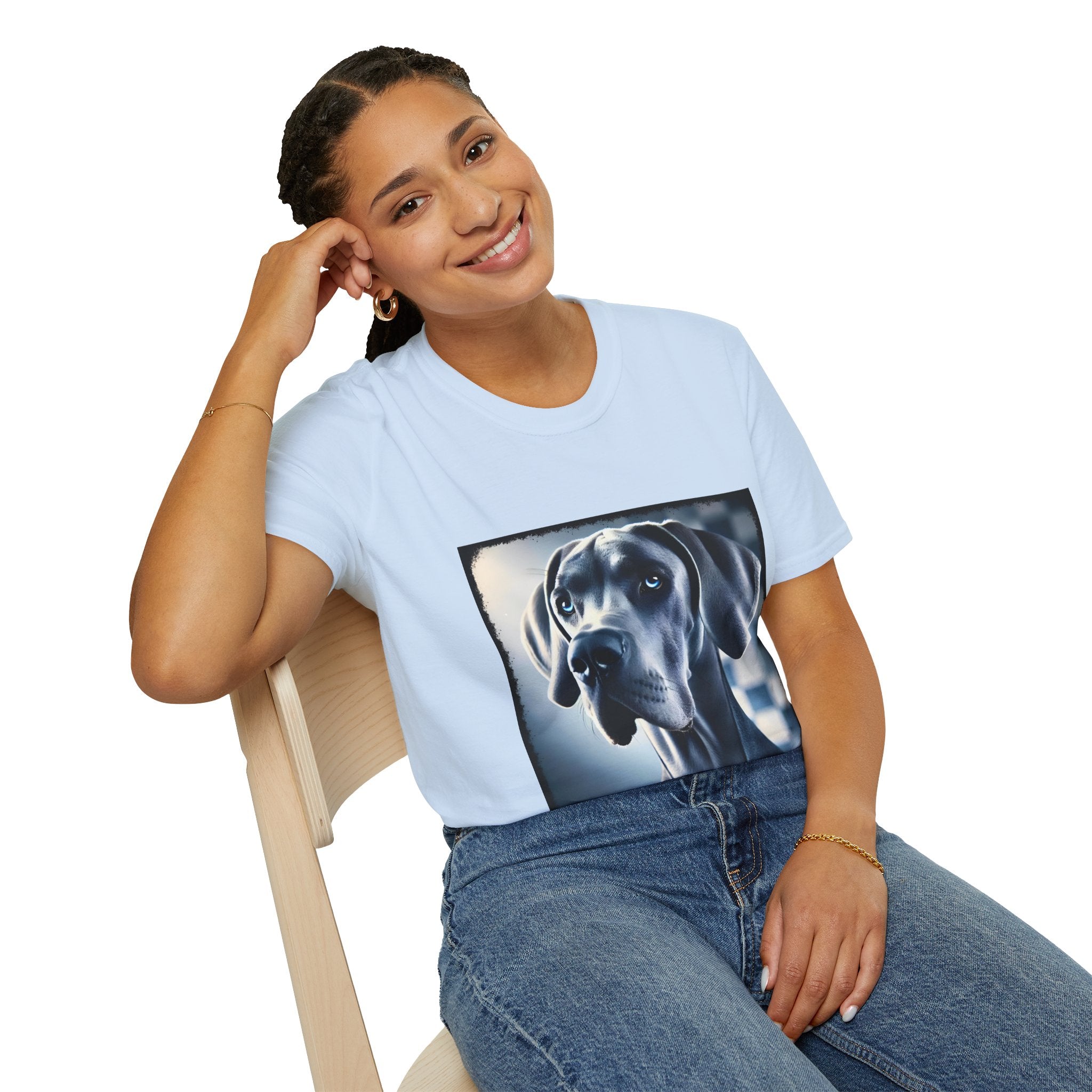 Great Dane Regal Pose | Unisex Dog T-Shirt