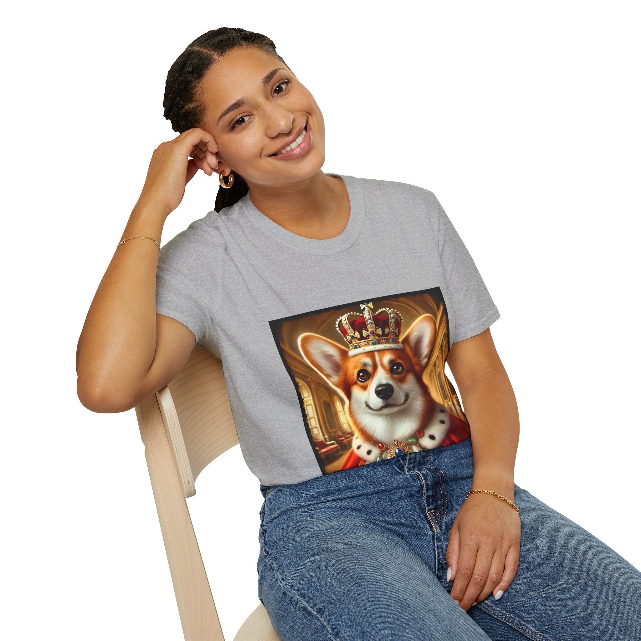 Pembroke Welsh Corgi Majestic Muse | Unisex Dog T-Shirt