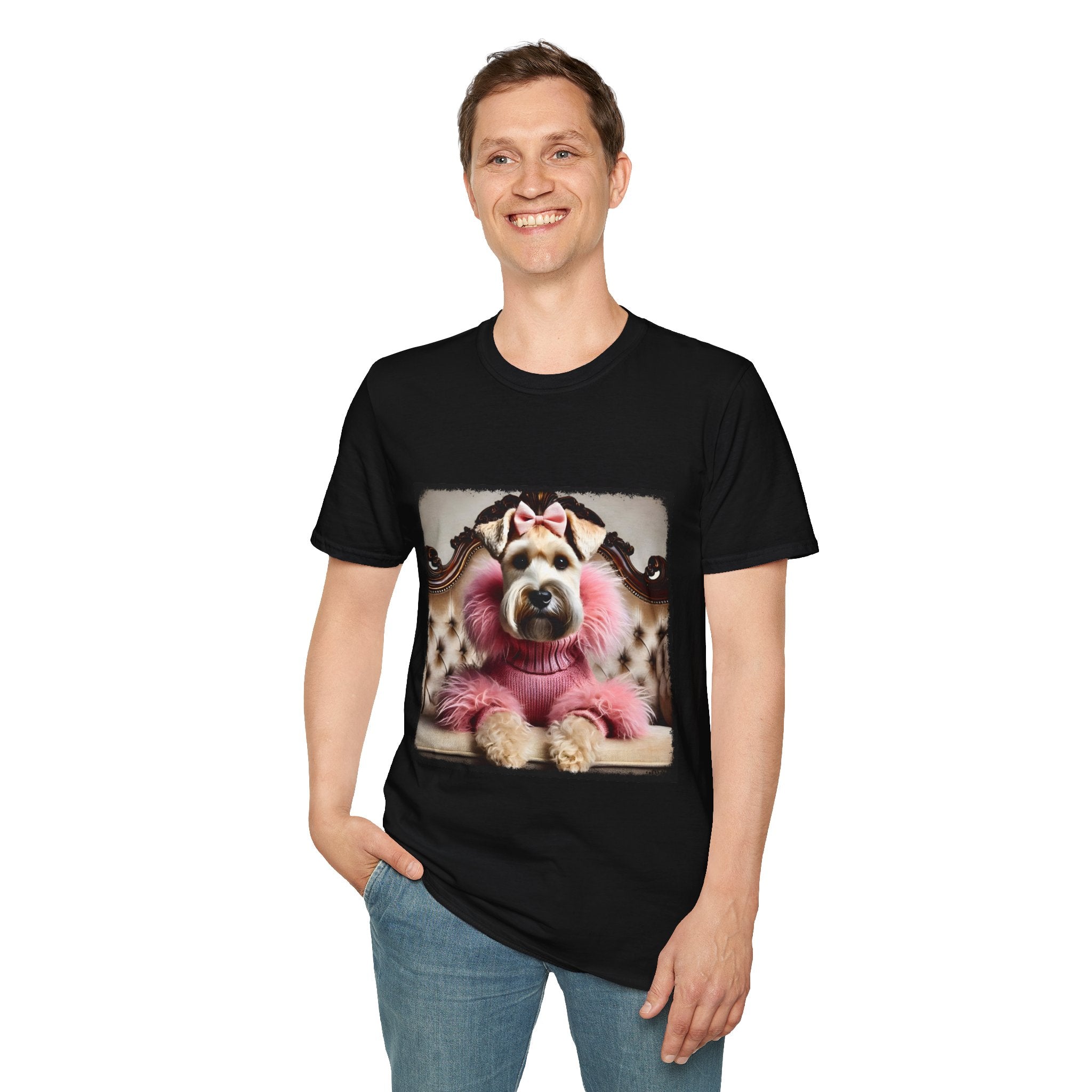 Wheaten Terrier Pink Diva | Unisex Dog T-Shirt
