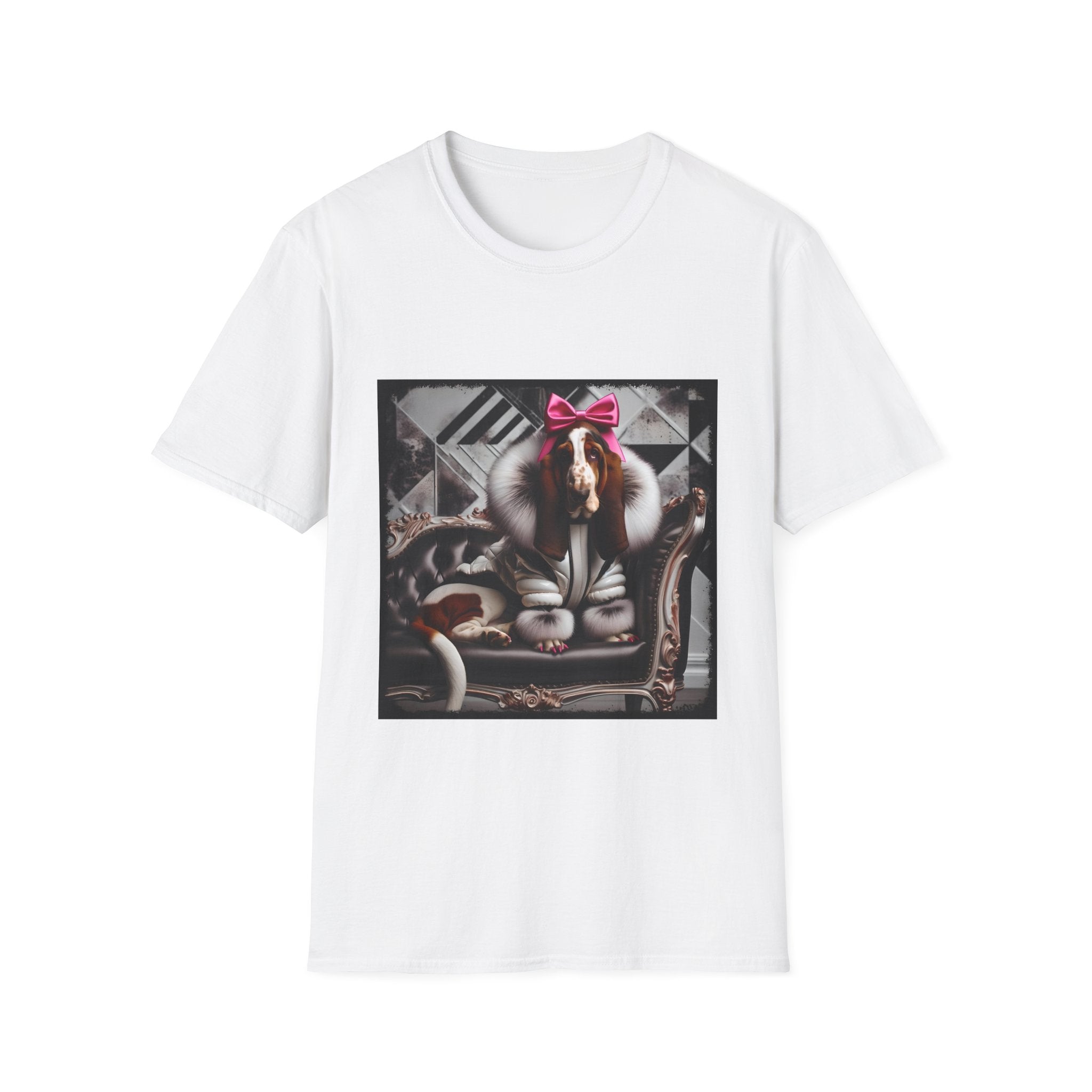 Basset Hound Fashionista | Unisex Dog T-Shirt