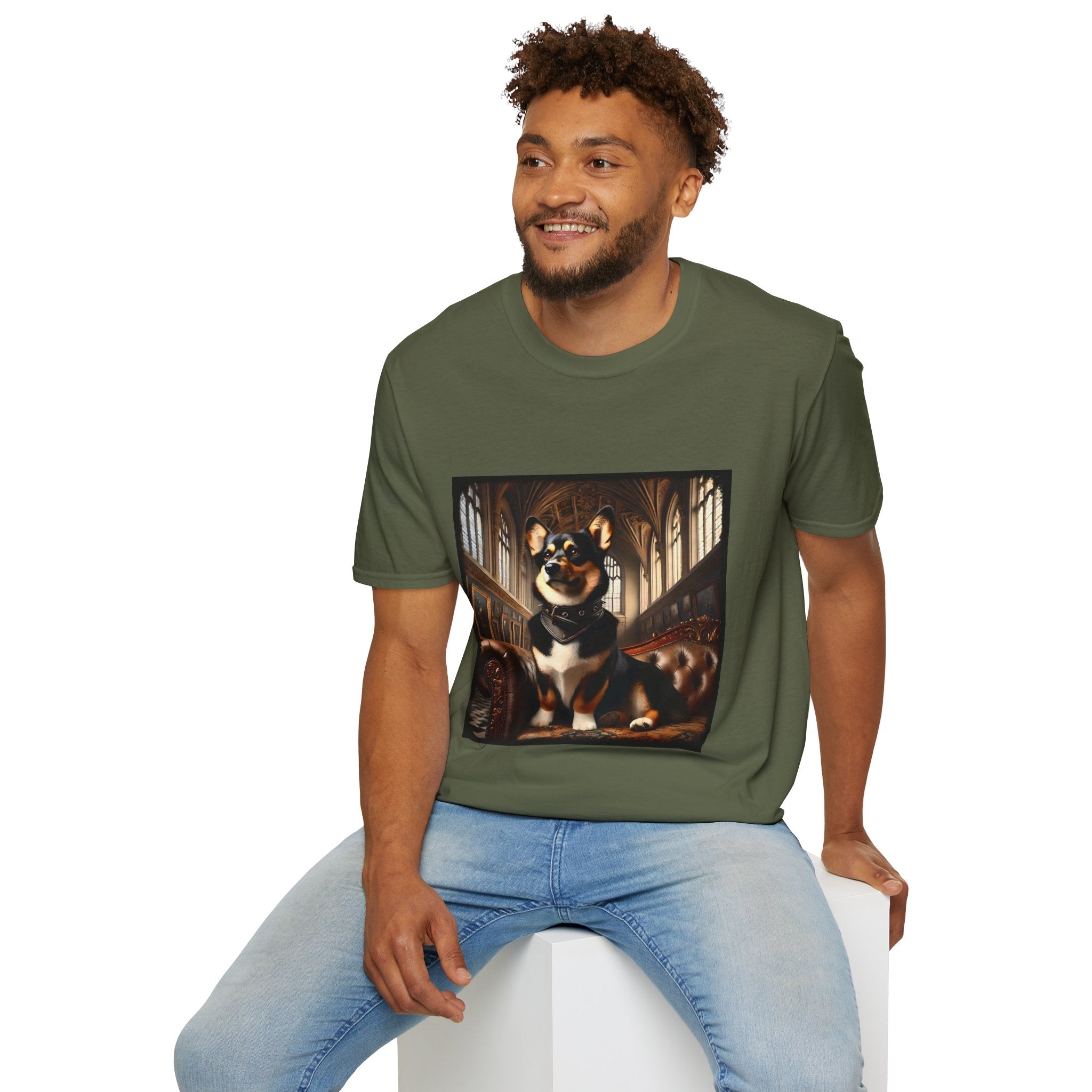 Pembroke Welsh Corgi Poised Prince | Unisex Dog T-Shirt