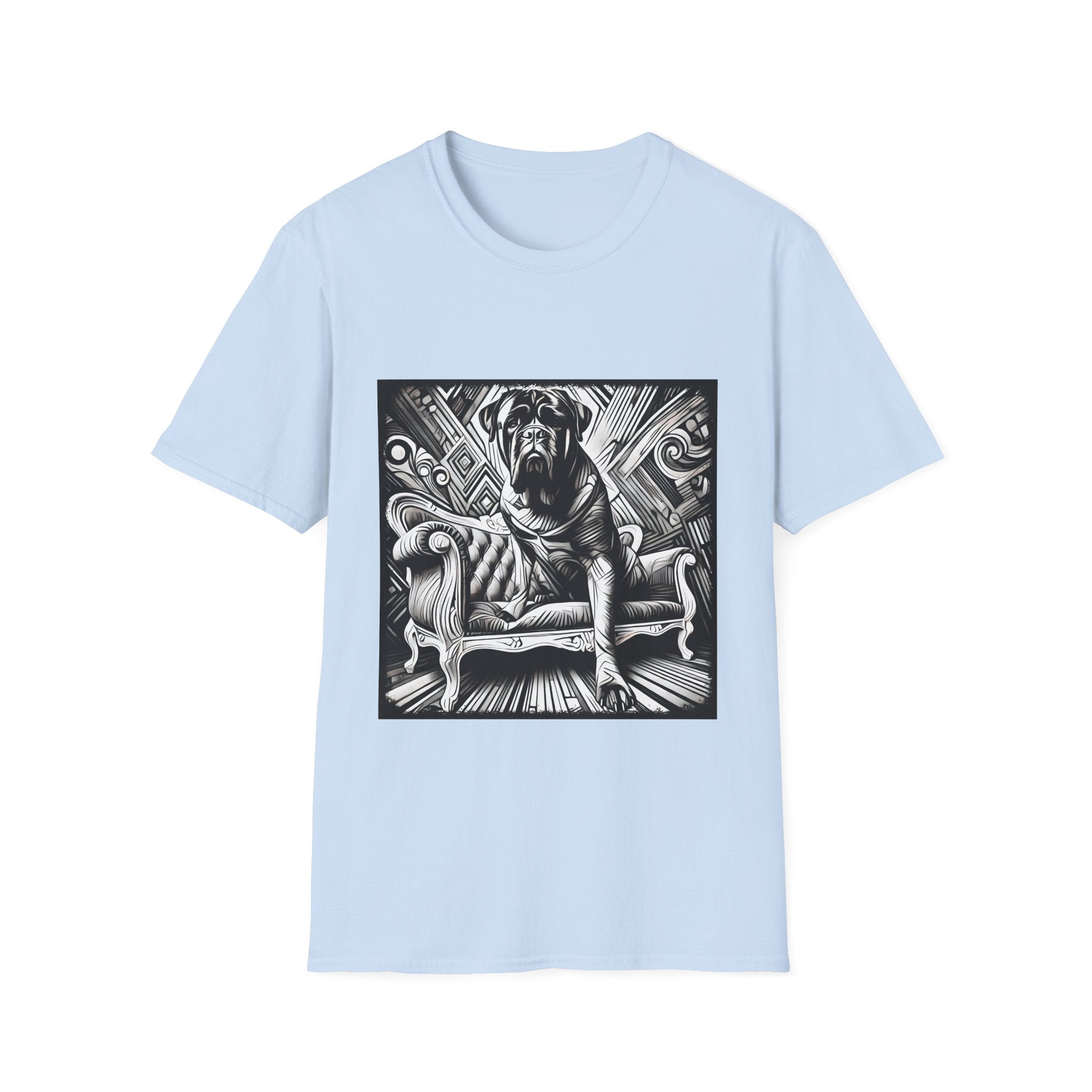 Bullmastiff B&W Bold | Unisex Dog T-Shirt