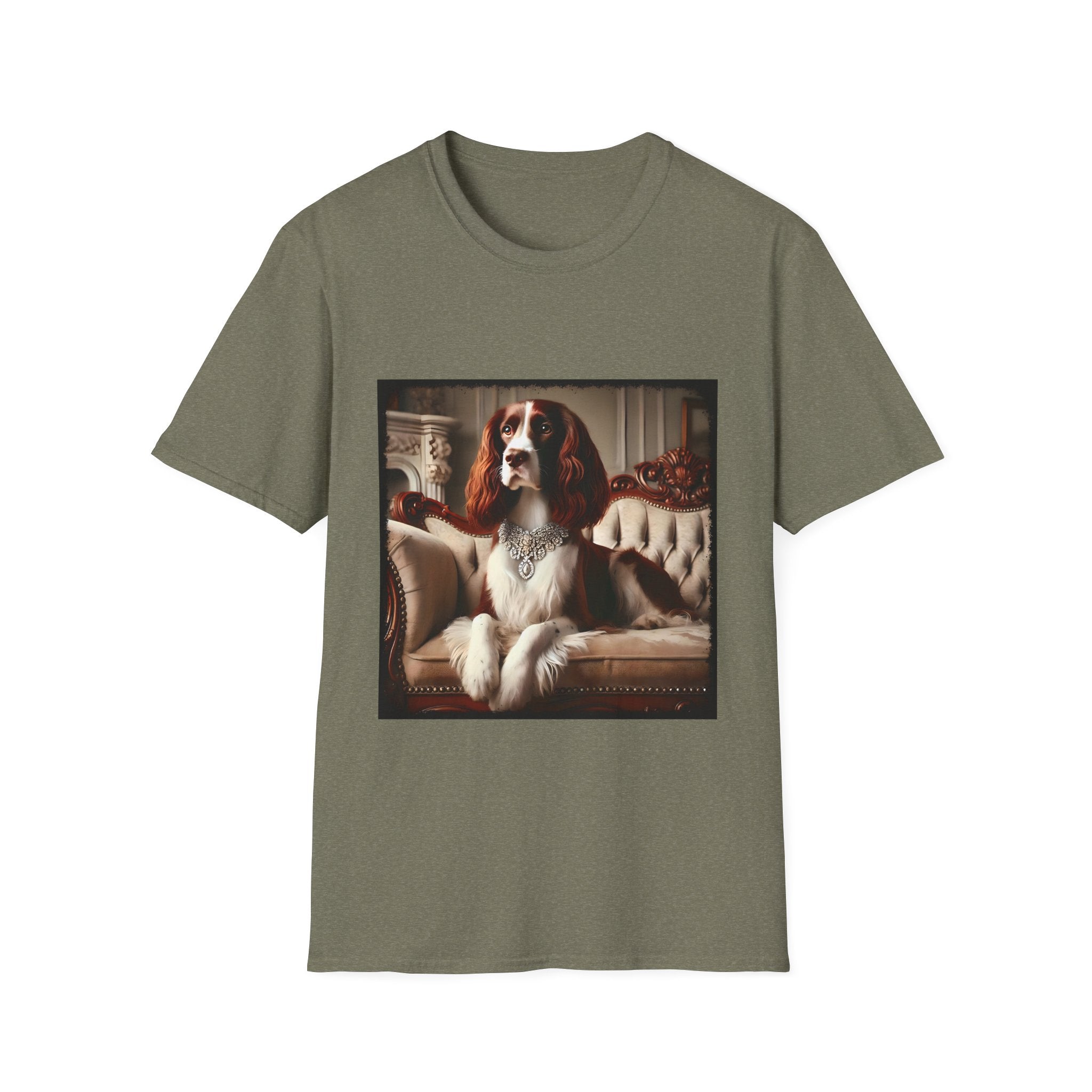 English Springer Spaniel Posh Princess | Unisex Dog T-Shirt