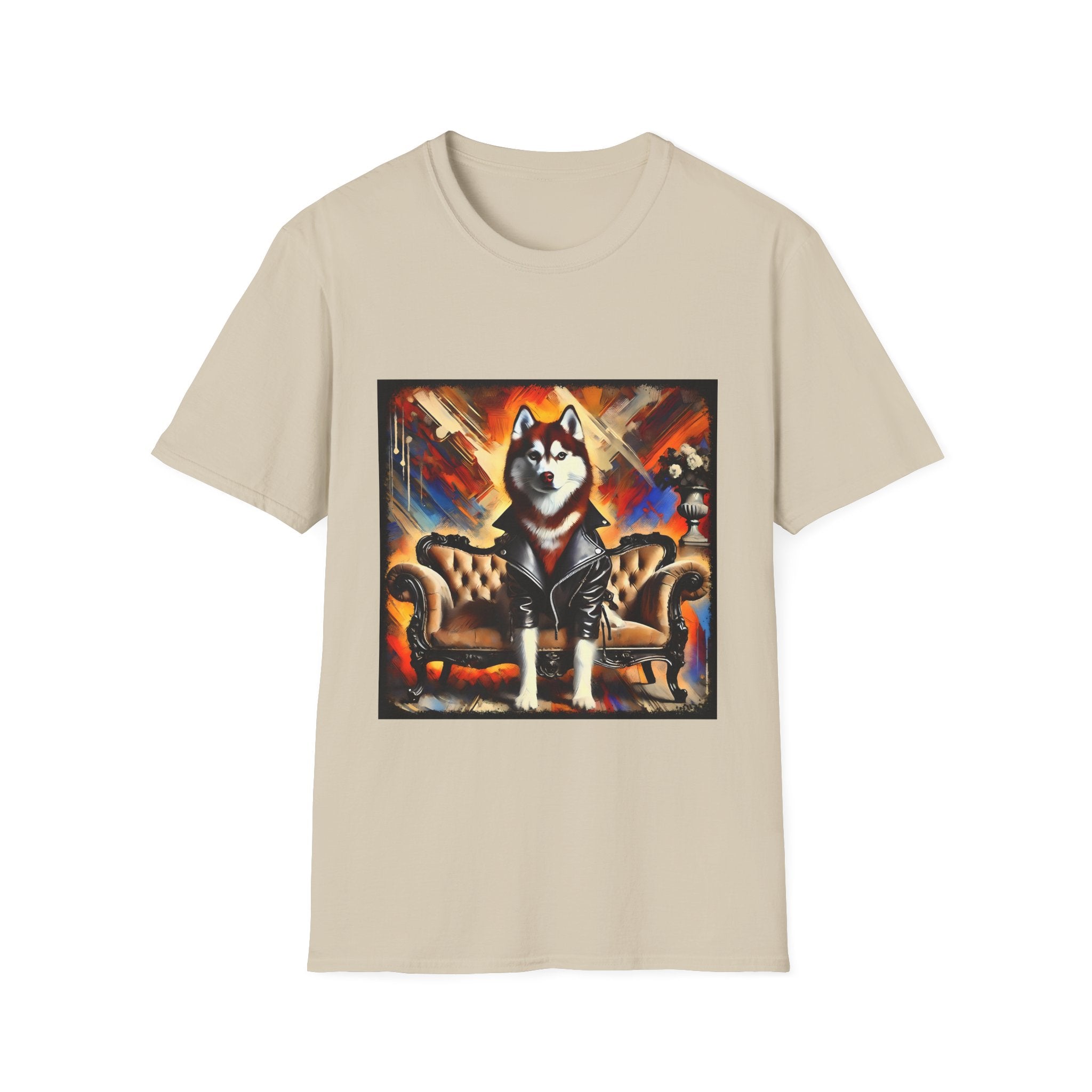 Siberian Husky Vivid Classic | Unisex Dog T-Shirt