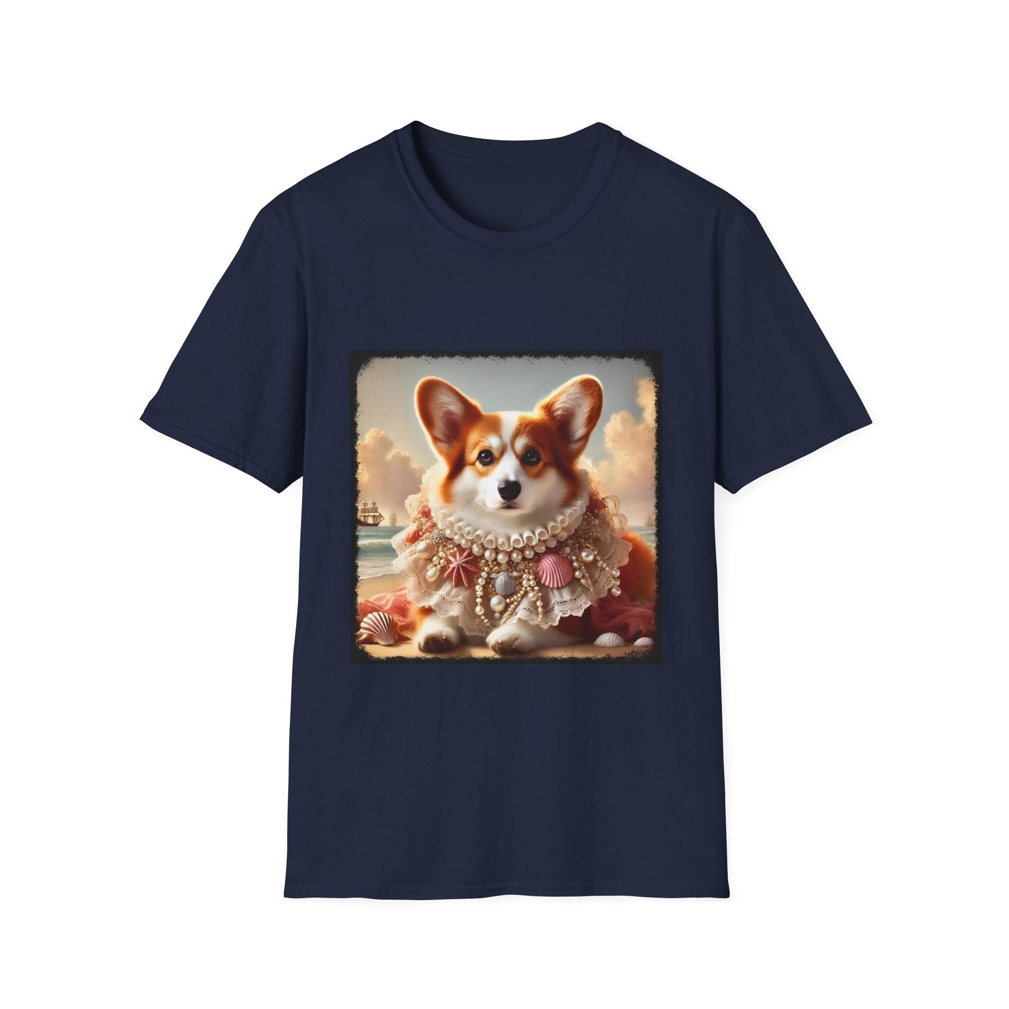 Pembroke Welsh Corgi Beach Muse | Unisex Dog T-Shirt
