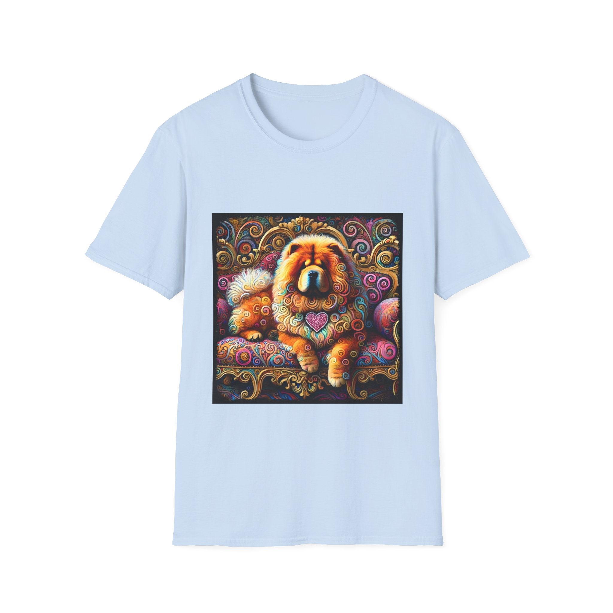 Chow Chow Love Swirl | Unisex Dog T-Shirt