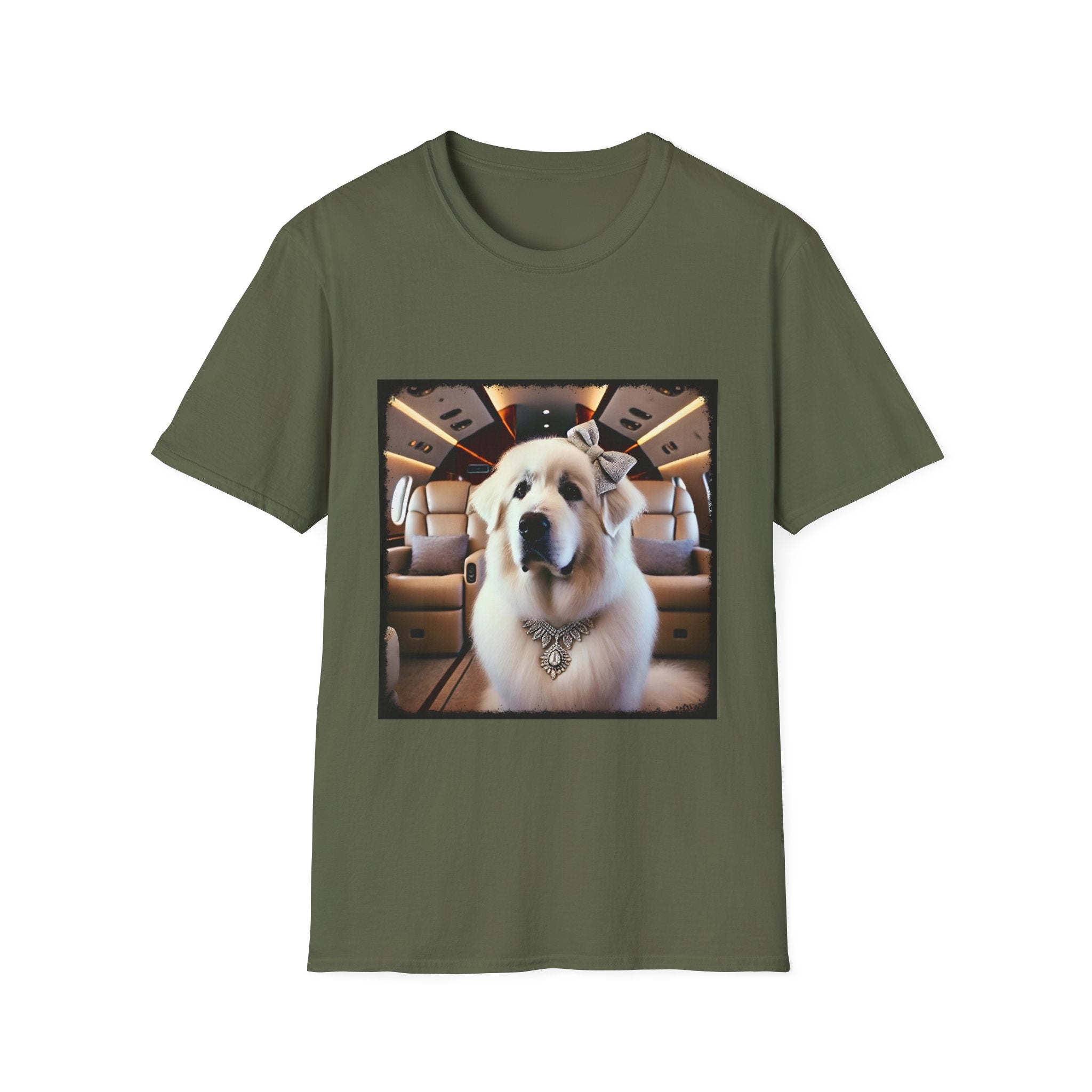 Premium Cotton Jet Setter Great Pyrenees Tee