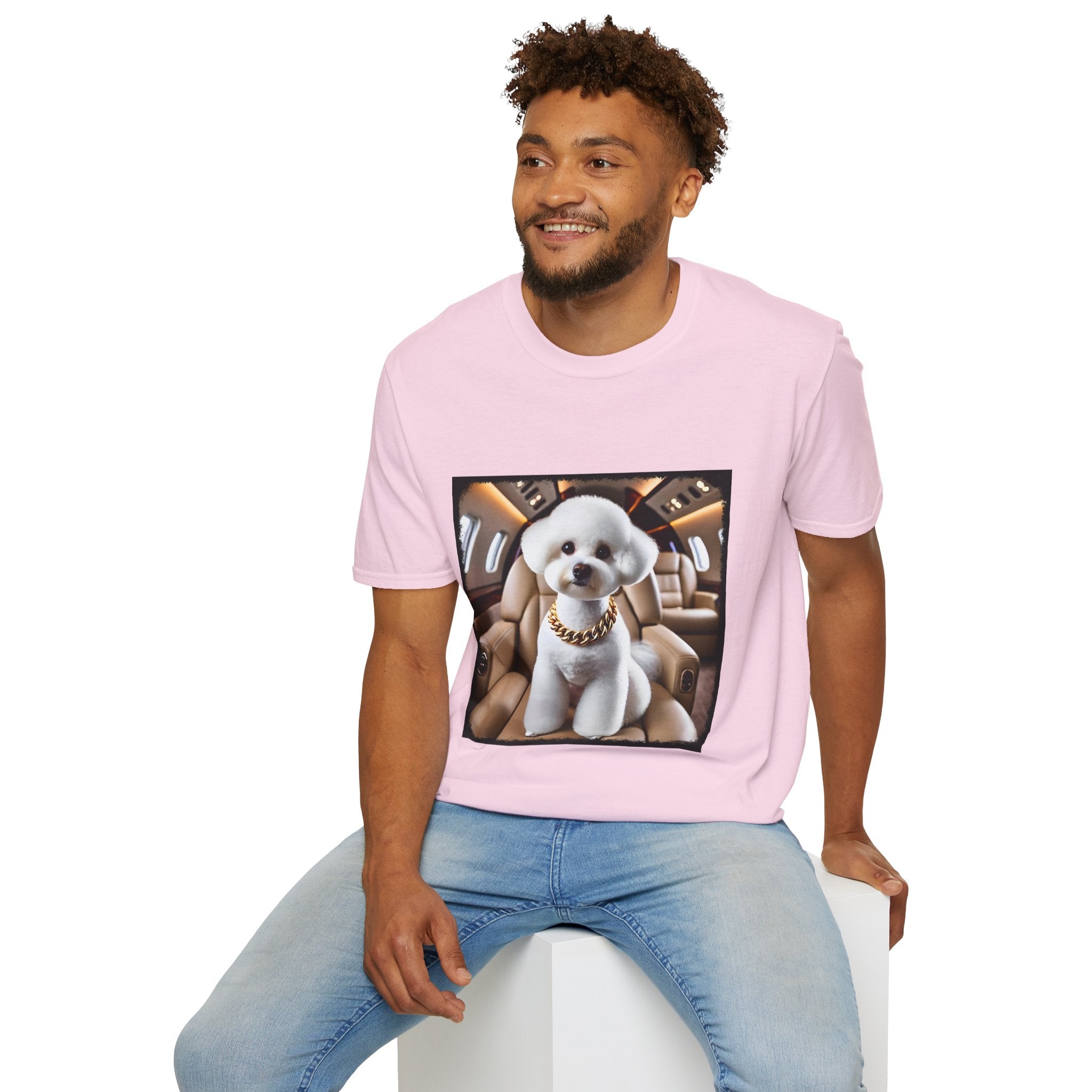 Bichon Frise Fréquent Flier | Unisex Dog T-Shirt