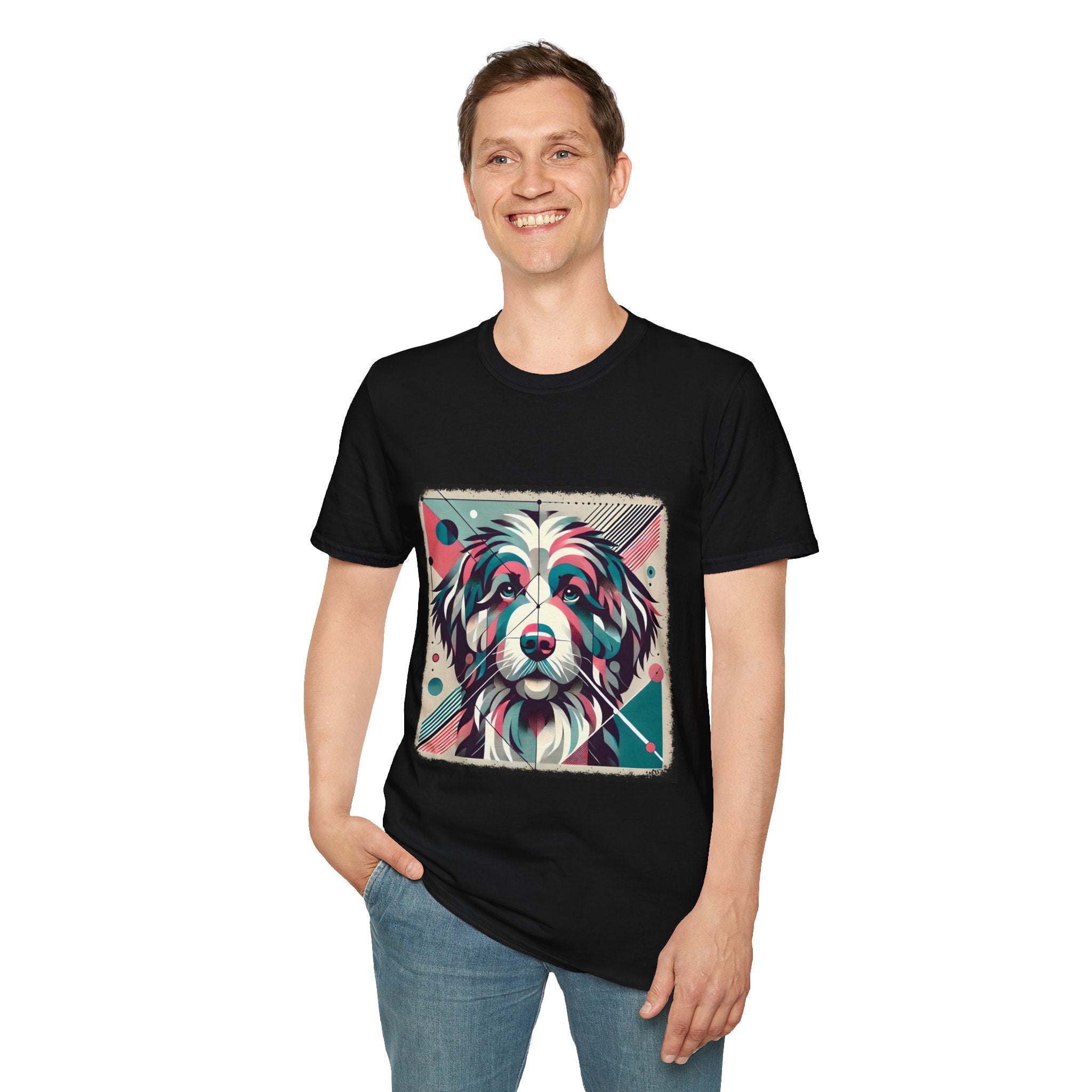 Goldendoodle Bold Geometric | Unisex Dog T-Shirt