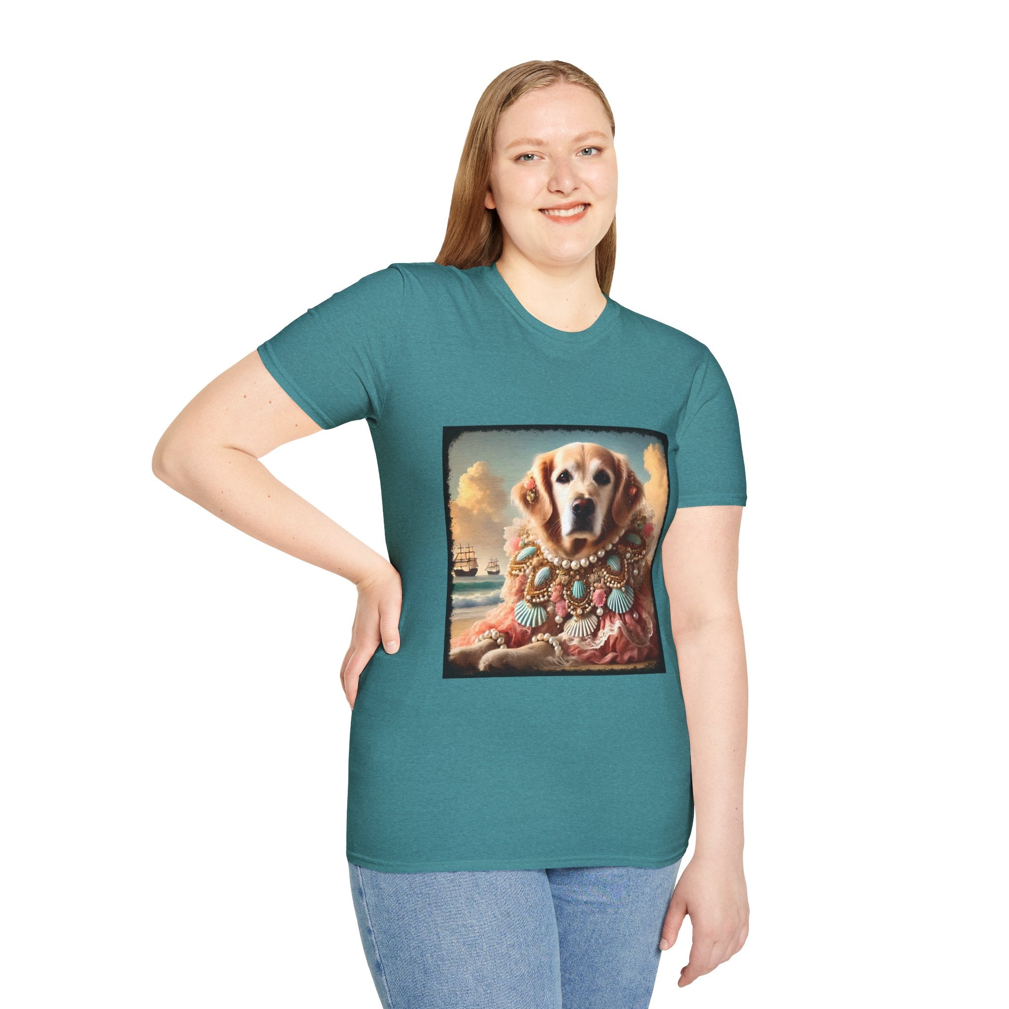 Golden Retriever Beach Beauty | Unisex Dog T-Shirt