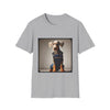 Doberman Pinscher Denim Dawg | Unisex Dog T-Shirt
