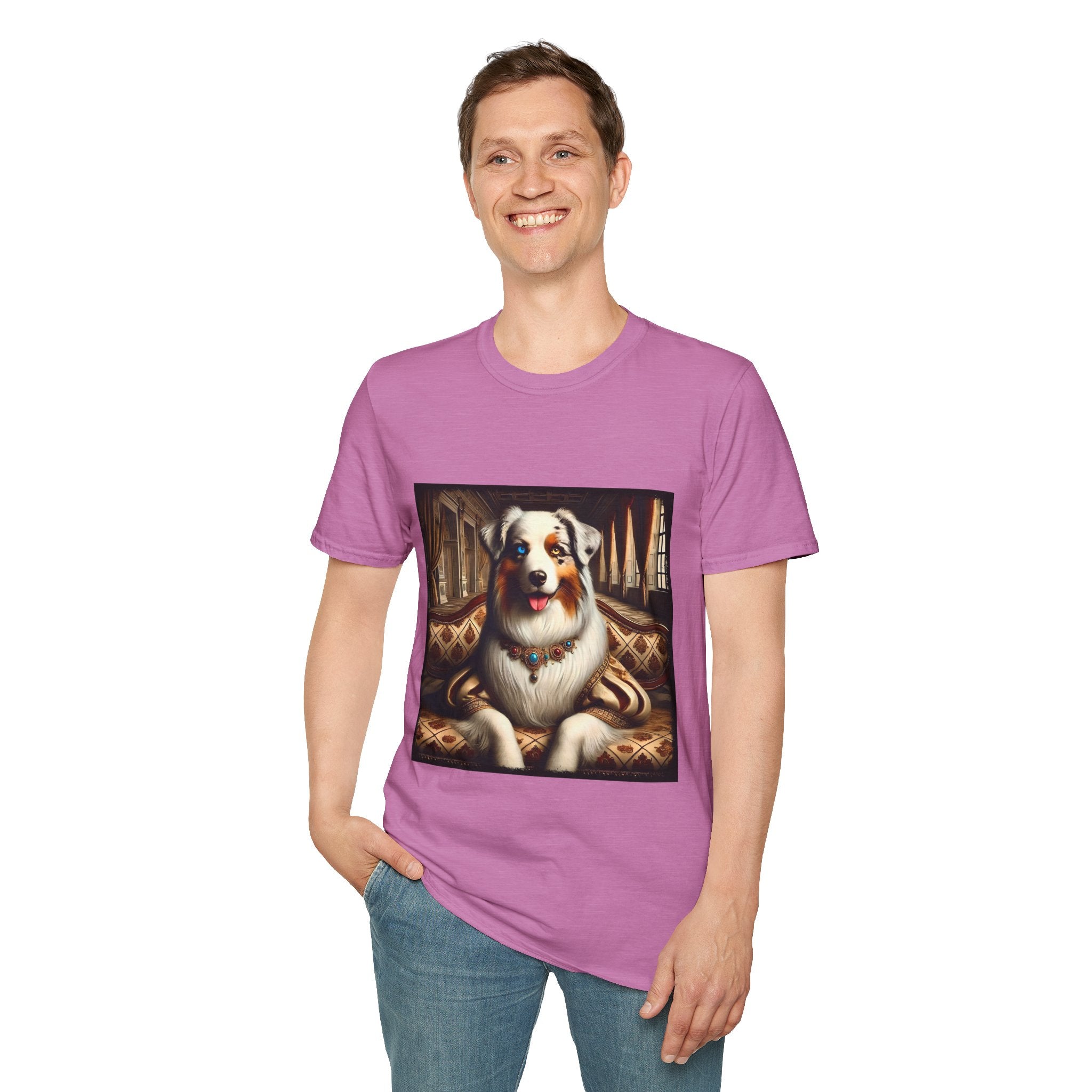 Australian Shepherd Poised Princess | Unisex Dog T-Shirt