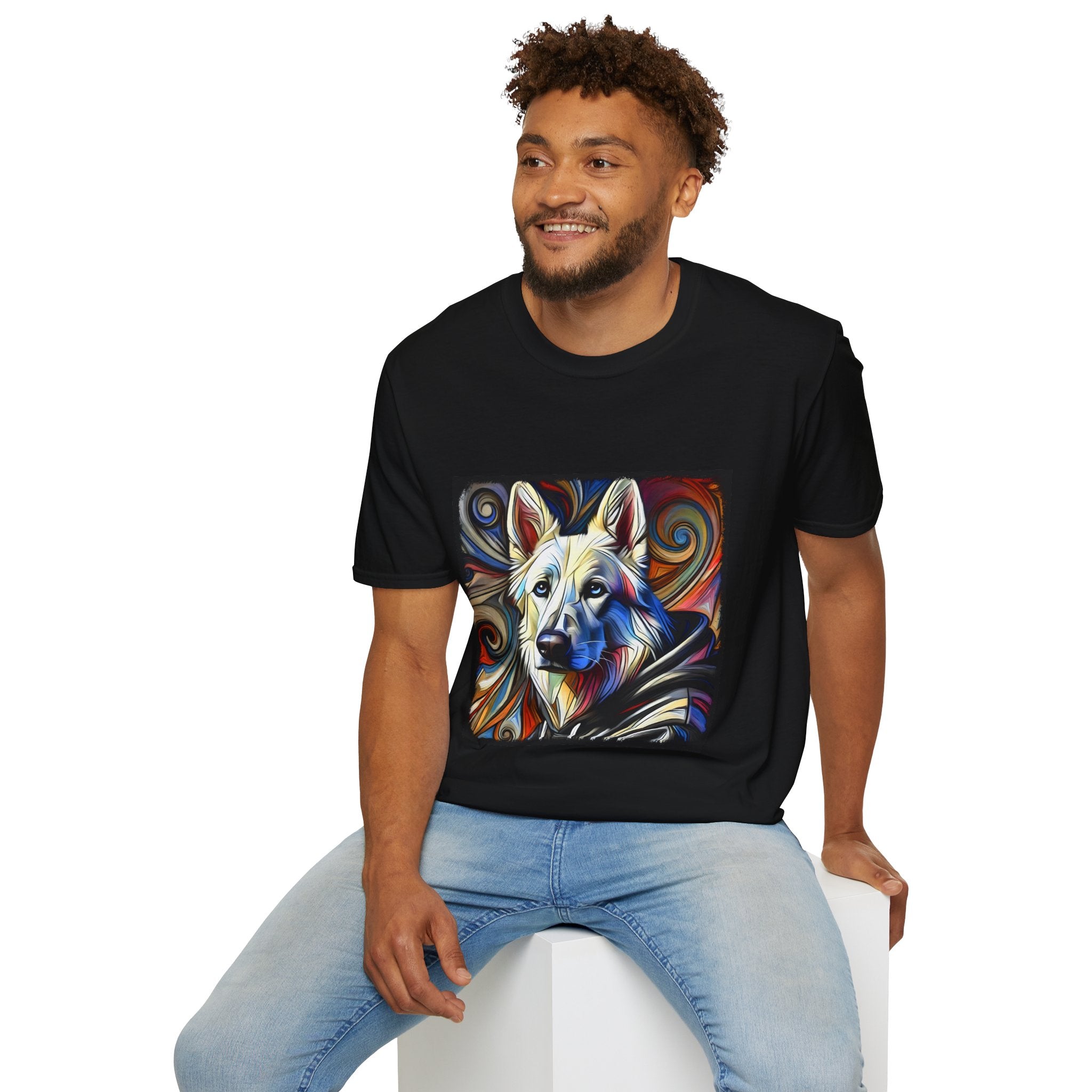 German Shepherd Hoodie Swirl | Unisex Dog T-Shirt
