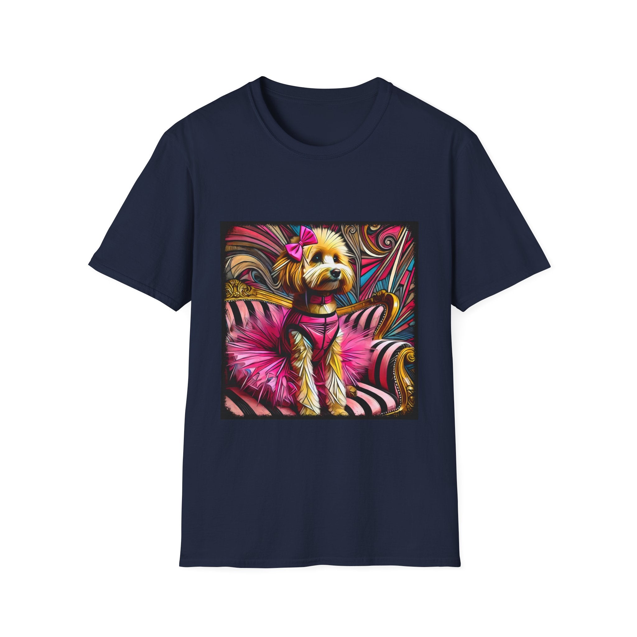 Goldendoodle Pink Rocker | Unisex Dog T-Shirt