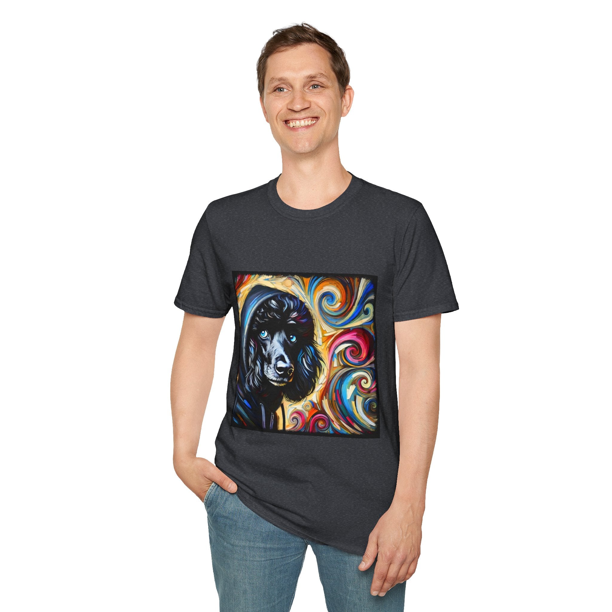 Poodle Hoodie Swirl II | Unisex Dog T-Shirt