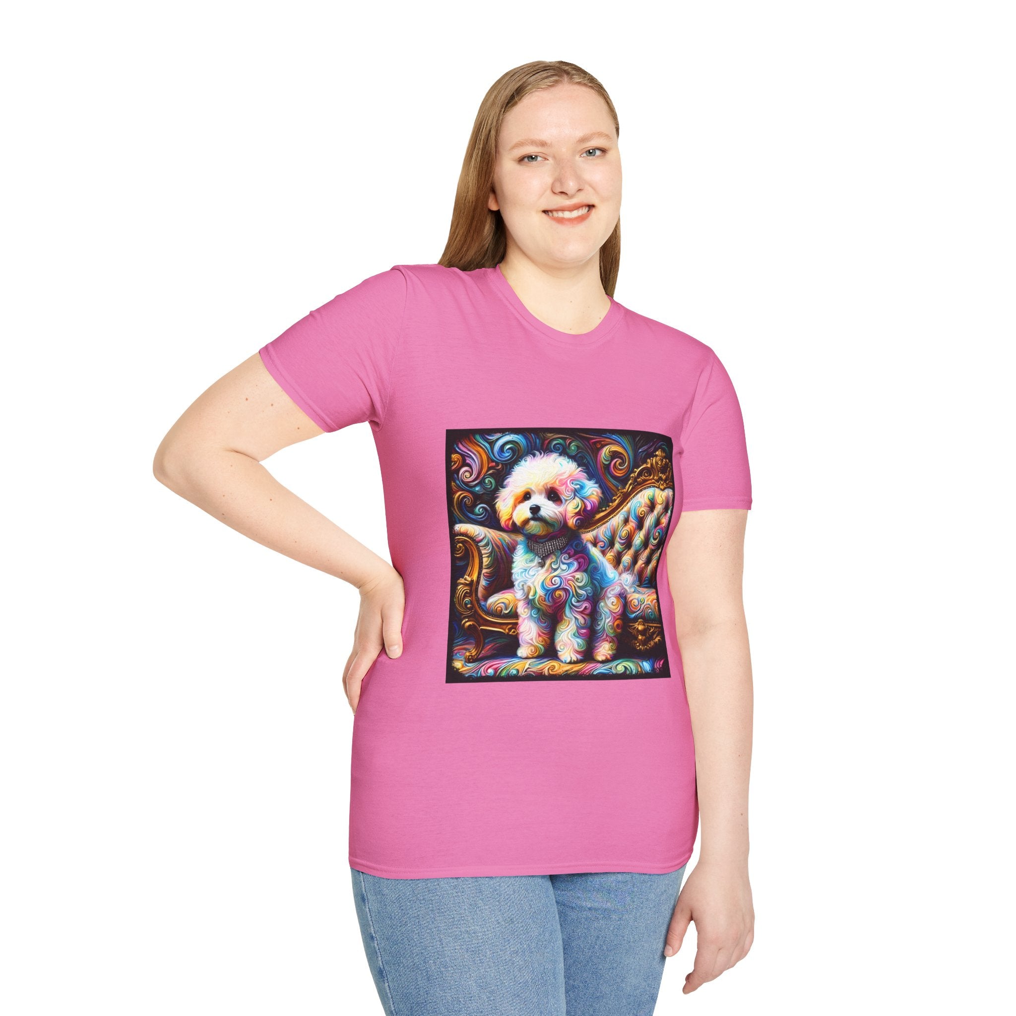 Bichon Frise Beautiful Swirl | Unisex Dog T-Shirt
