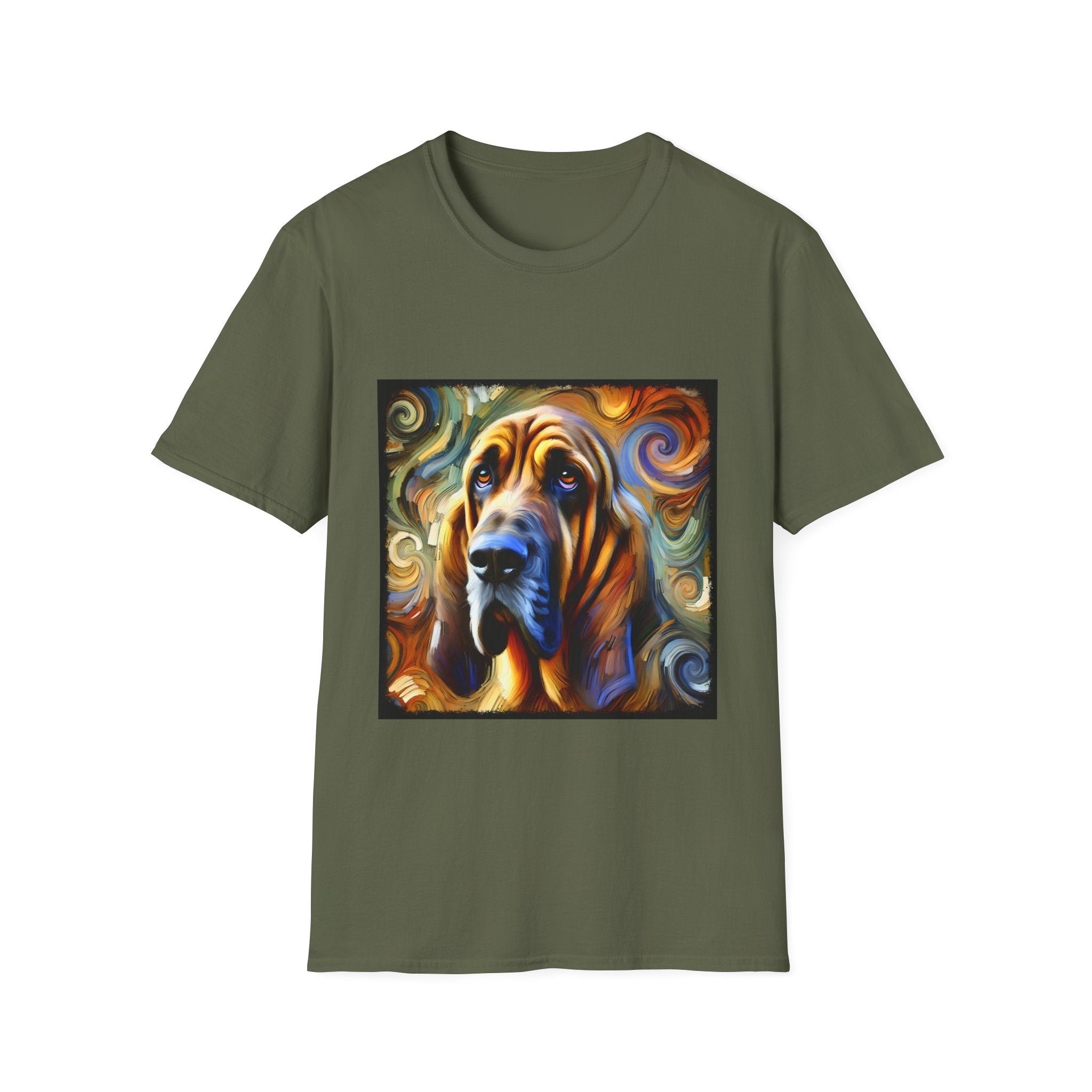 Bloodhound Warm Swirl | Unisex Dog T-Shirt