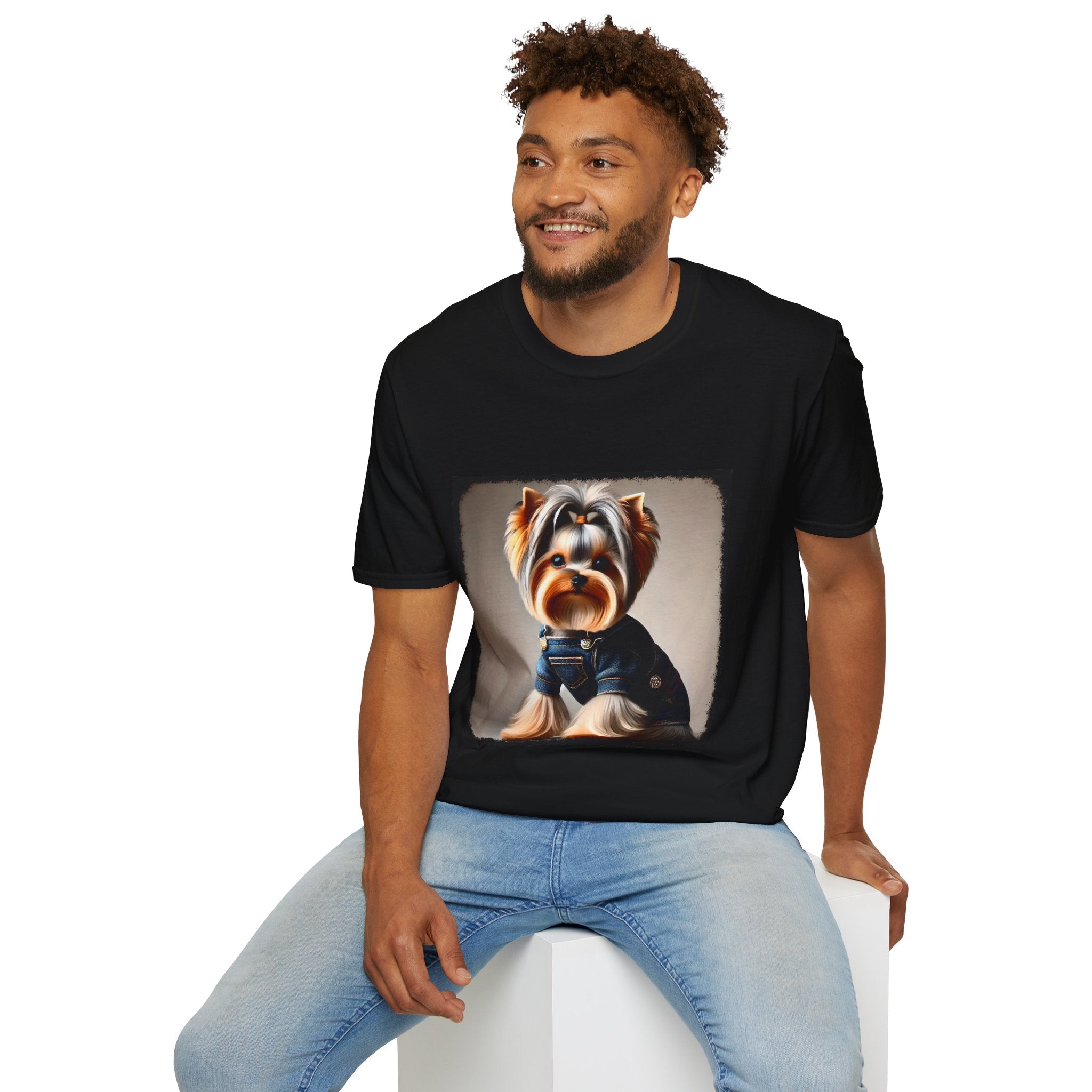 Yorkshire Terrier Jean Babe | Unisex Dog T-Shirt