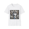 Siberian Husky B&W Bold Eyes | Unisex Dog T-Shirt