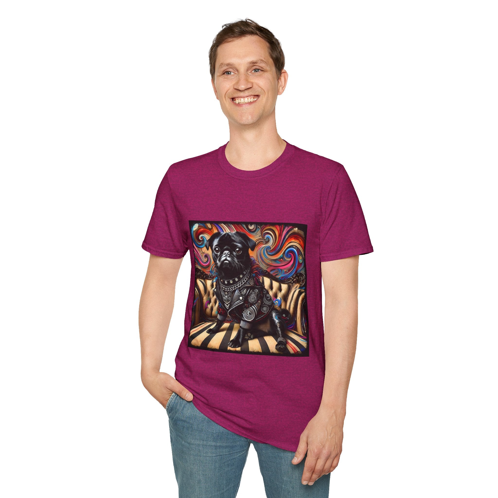 Pug Bold Rebel | Unisex Dog T-Shirt