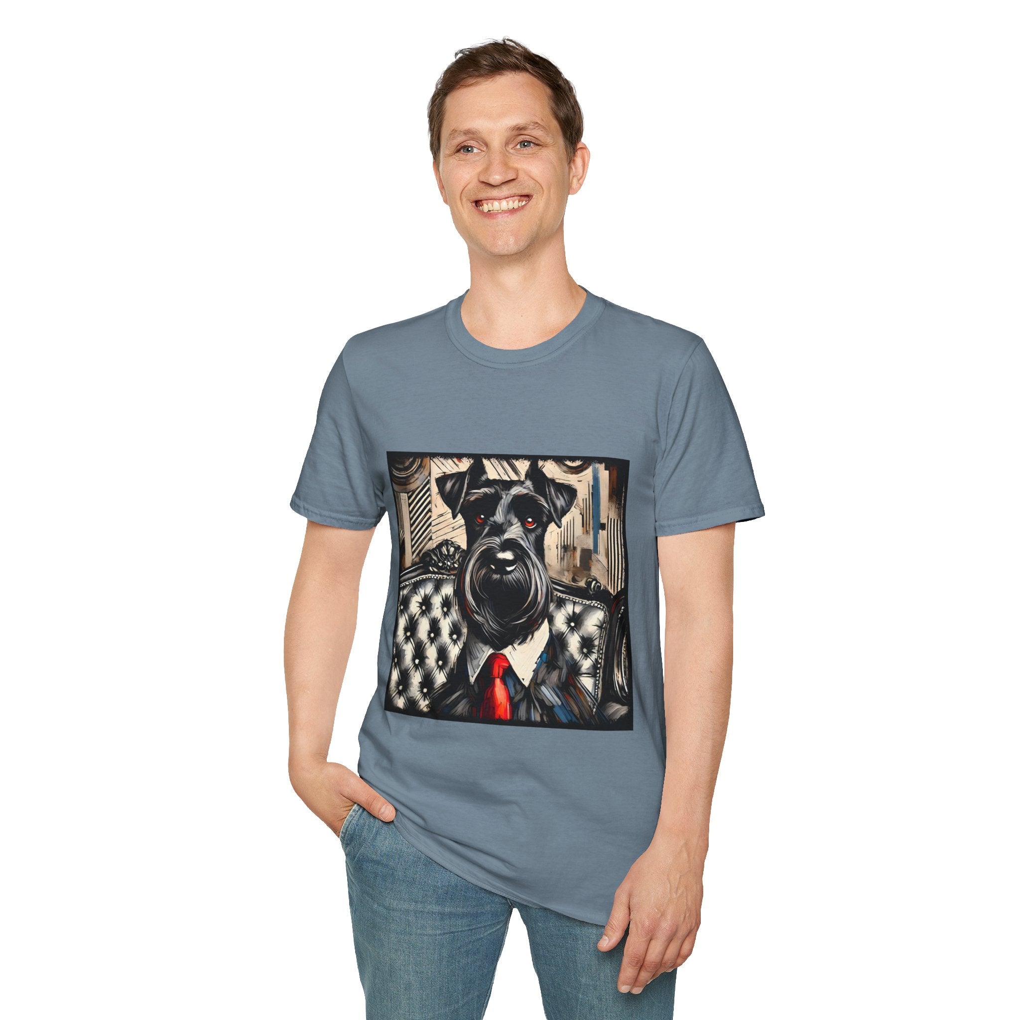 Schnauzer Bold Gentleman | Unisex Dog T-Shirt