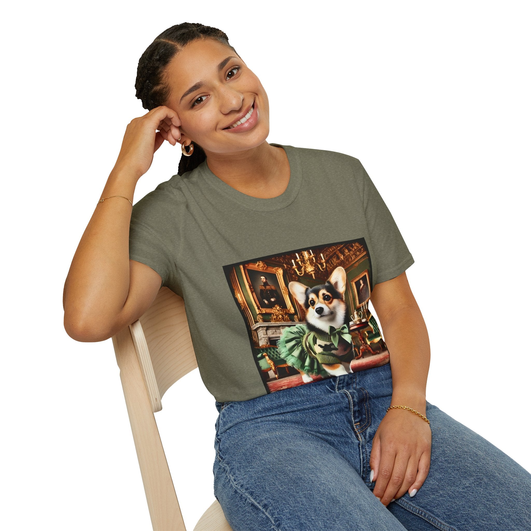 Pembroke Welsh Corgi Camo Glam | Unisex Dog T-Shirt
