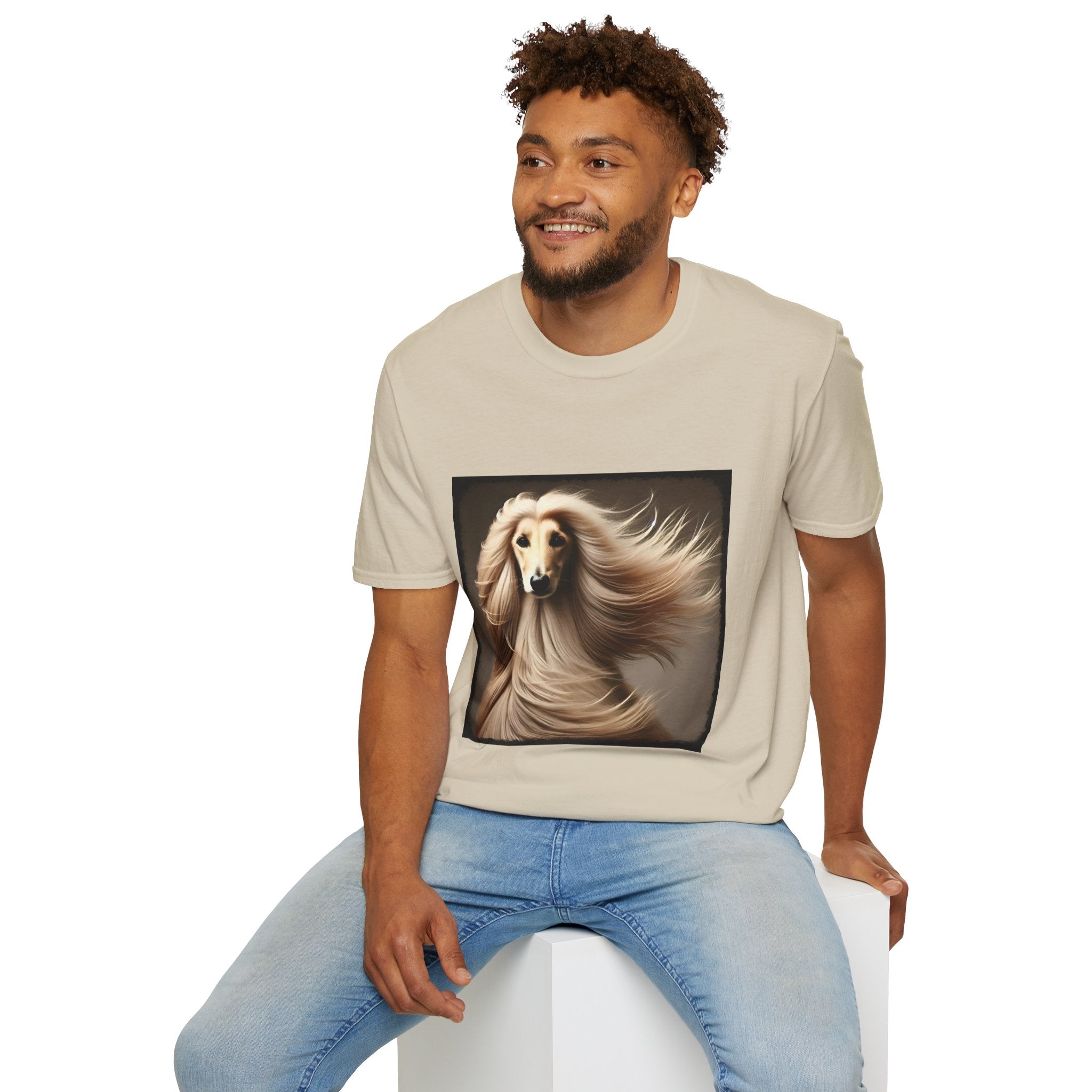 Afghan Hound Sultry Supermodel | Unisex Dog T-Shirt