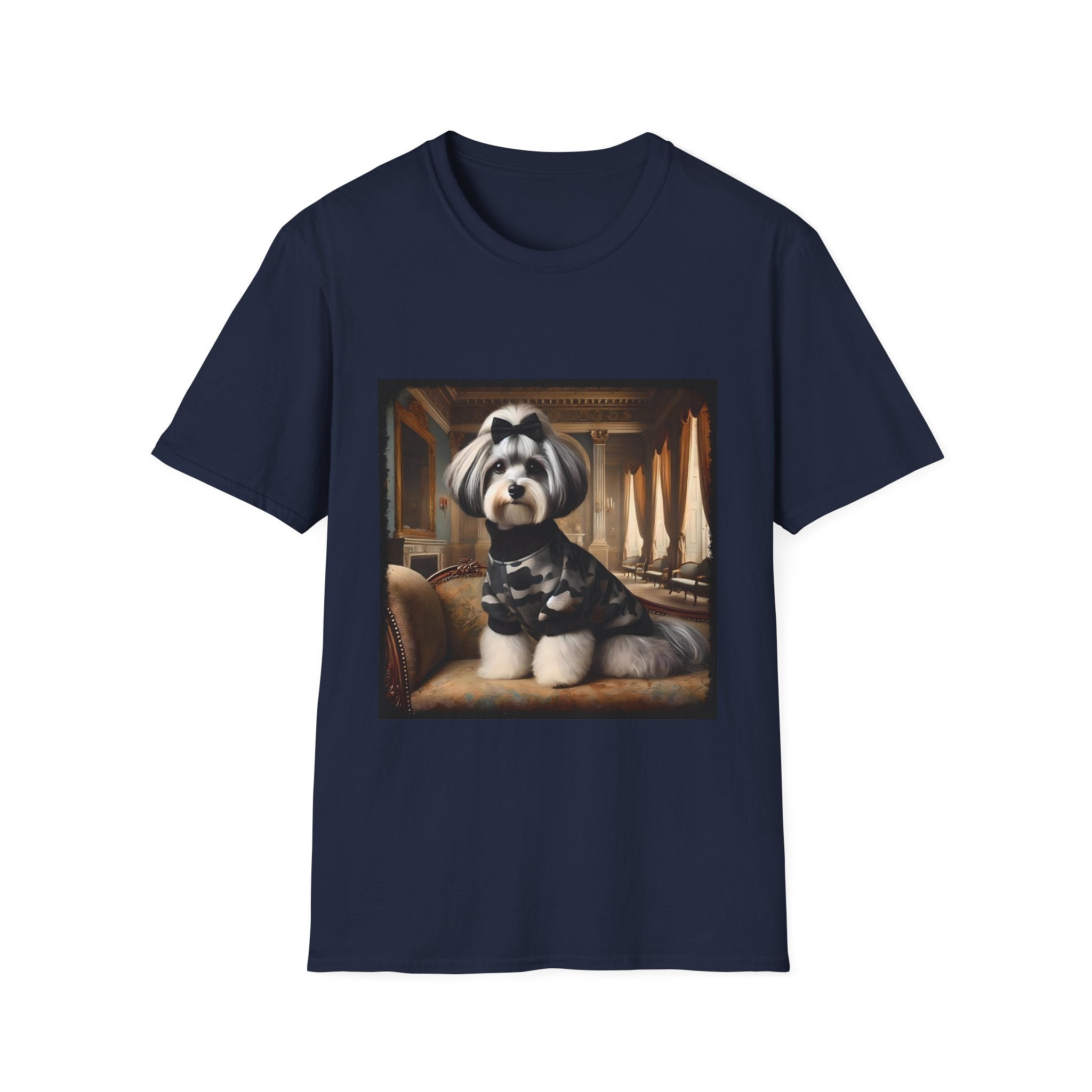 Havanese Posh Camo Cutie |  Unisex Dog T-Shirt