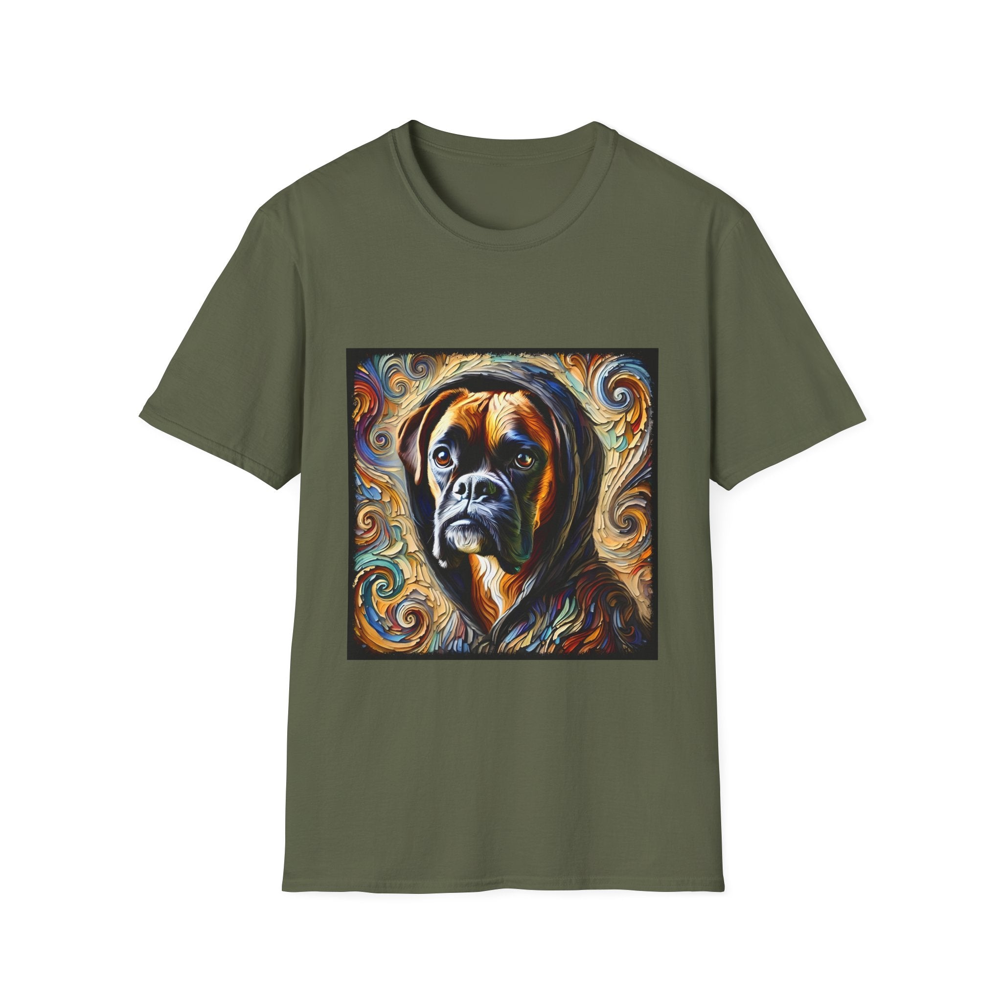 Boxer Urban Swirl | Unisex Dog T-Shirt