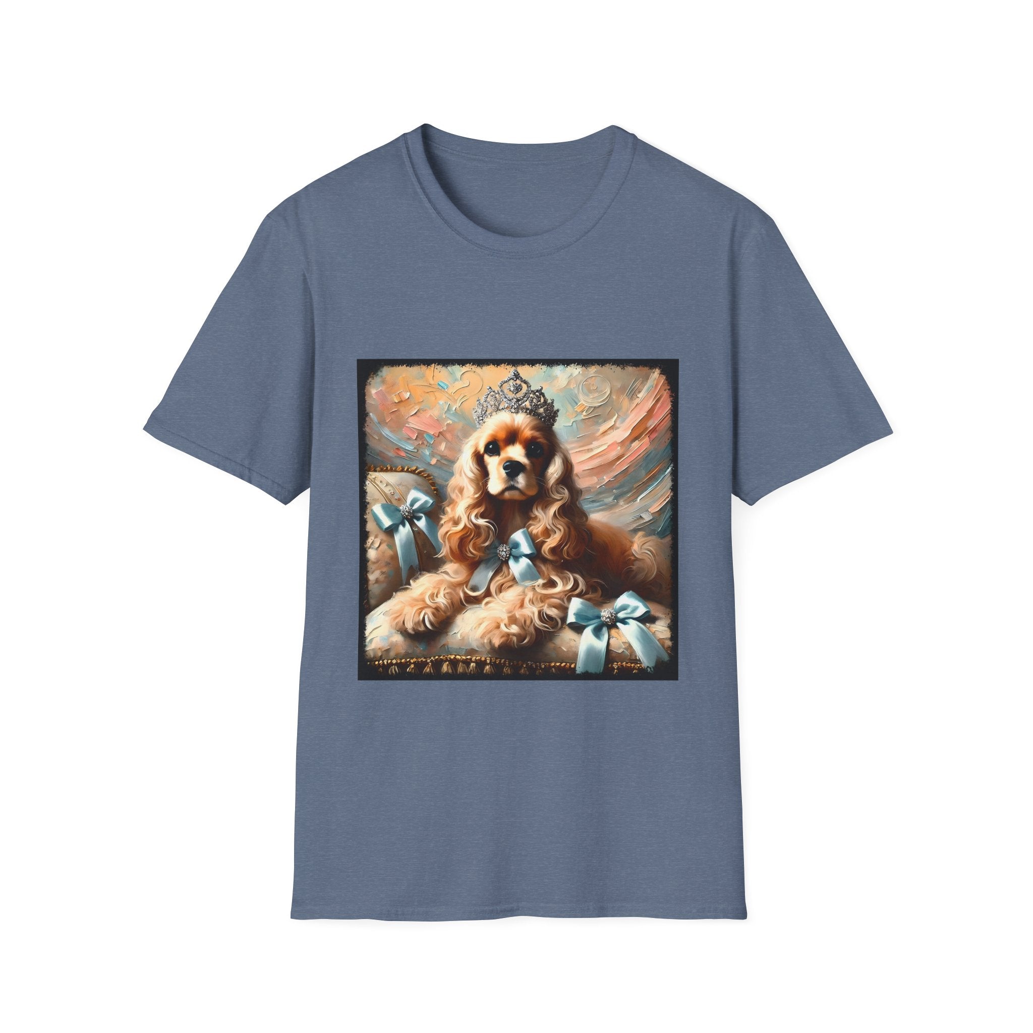 Cocker Spaniel Diamond Tiara Classic | Unisex Dog T-Shirt