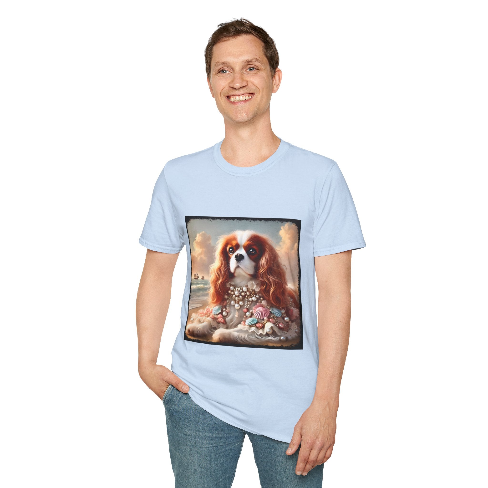 Cavalier King Charles Spaniel Beach Beauty | Unisex Dog T-Shirt
