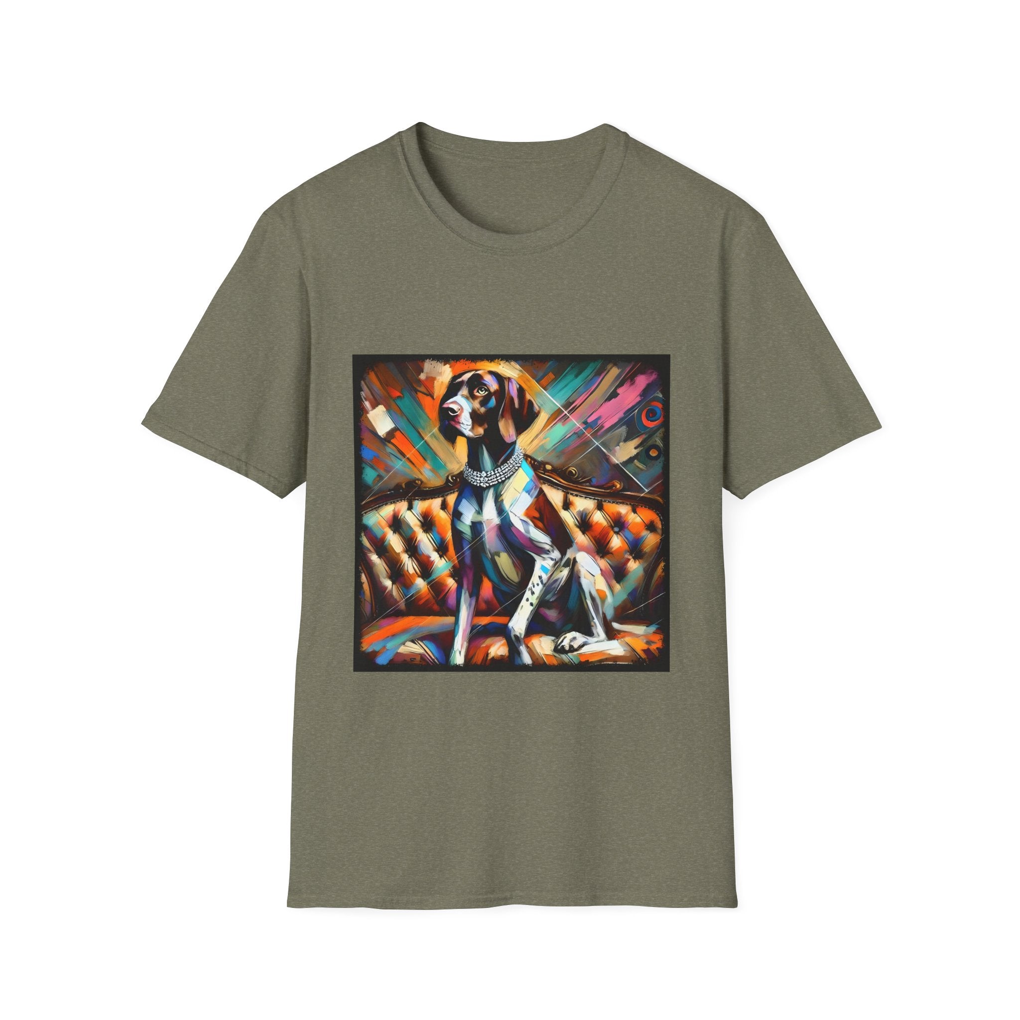 German Shorthaired Pointer Bold Diamond Classic | Unisex Dog T-Shirt