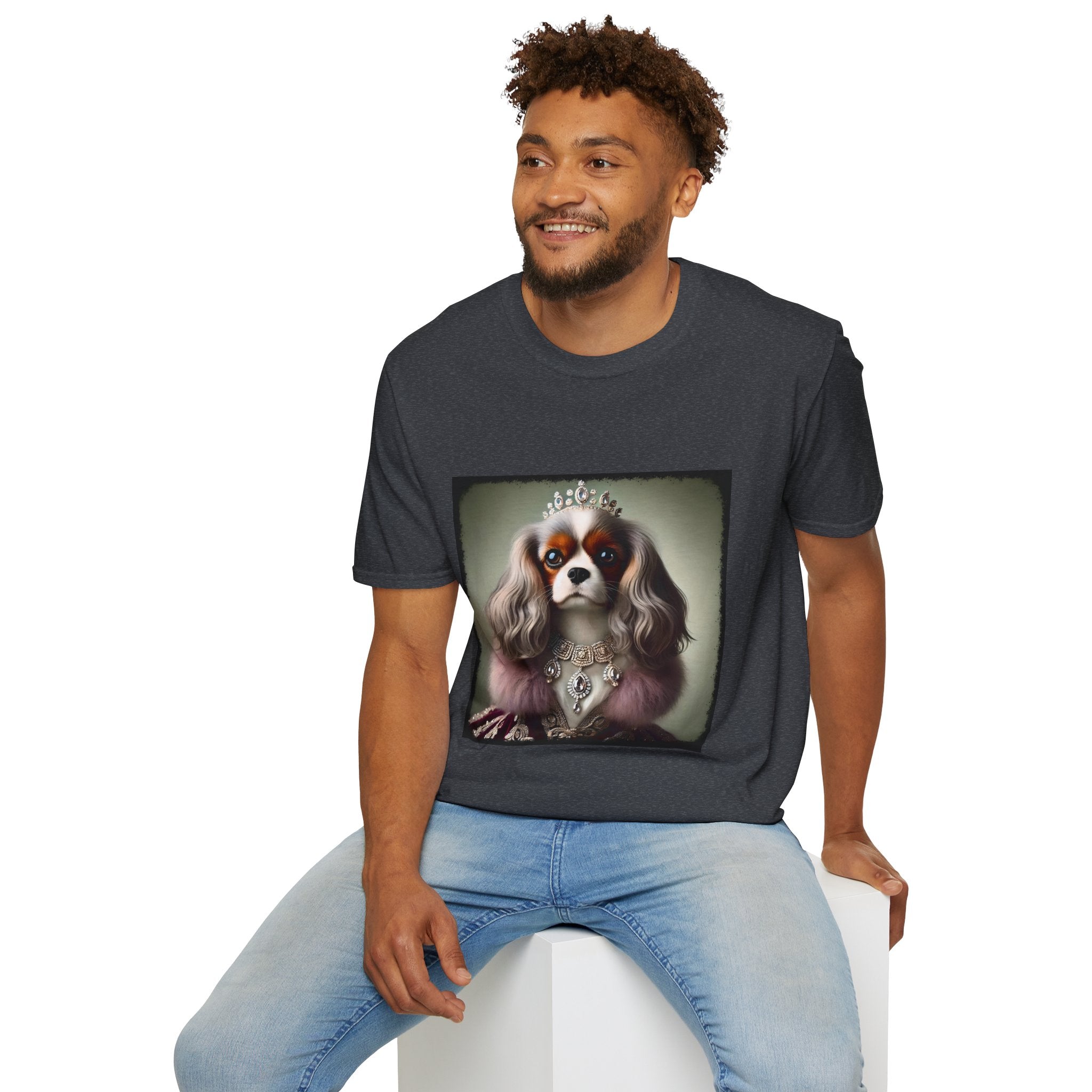 Cavalier King Charles Spaniel Diamond Drip | Unisex Dog T-Shirt