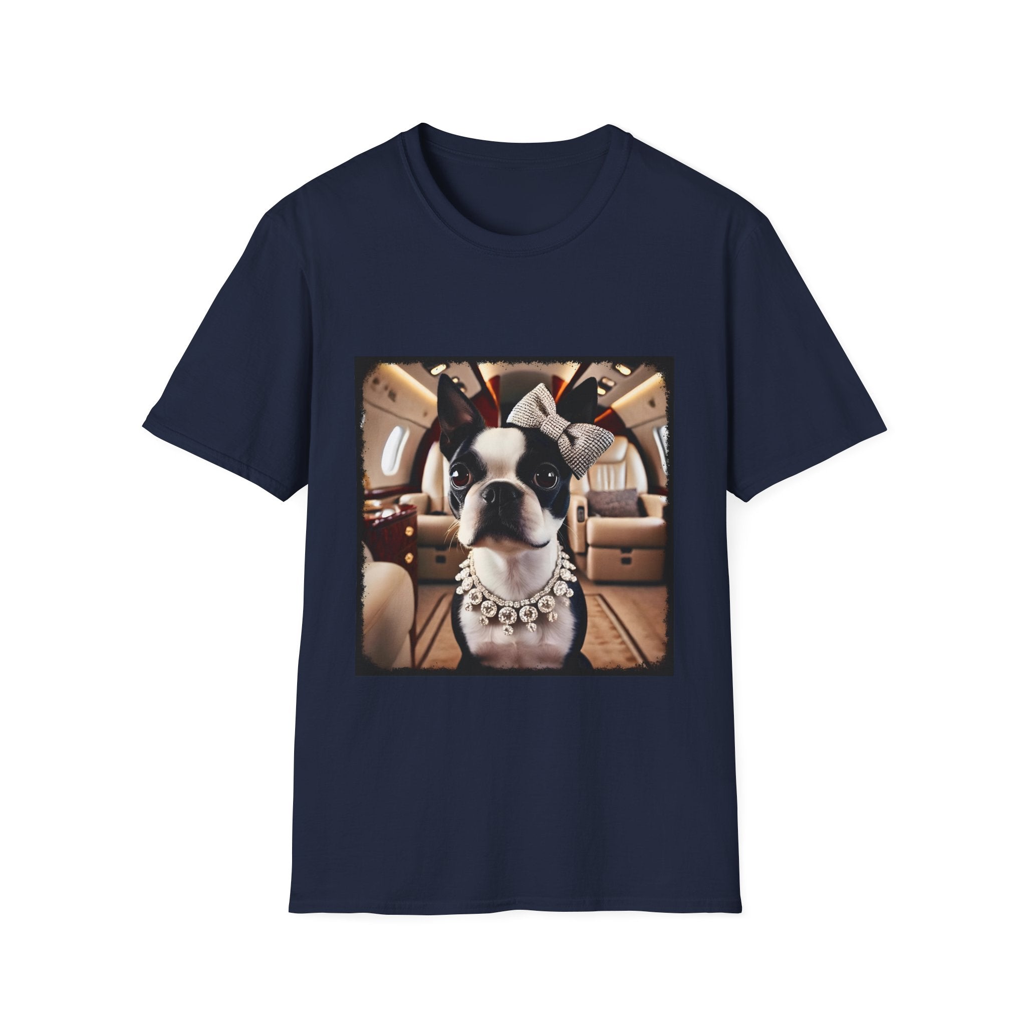 Boston Terrier Jet Setter | Unisex Dog T-Shirt