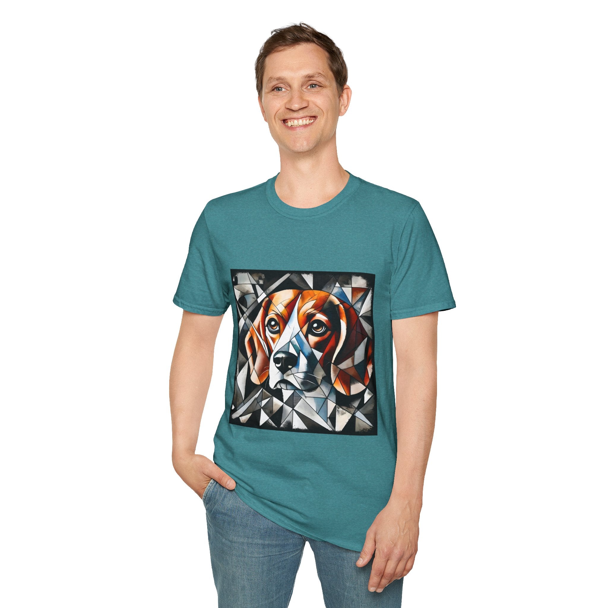 Beagle Bold Geometric | Unisex Dog T-Shirt