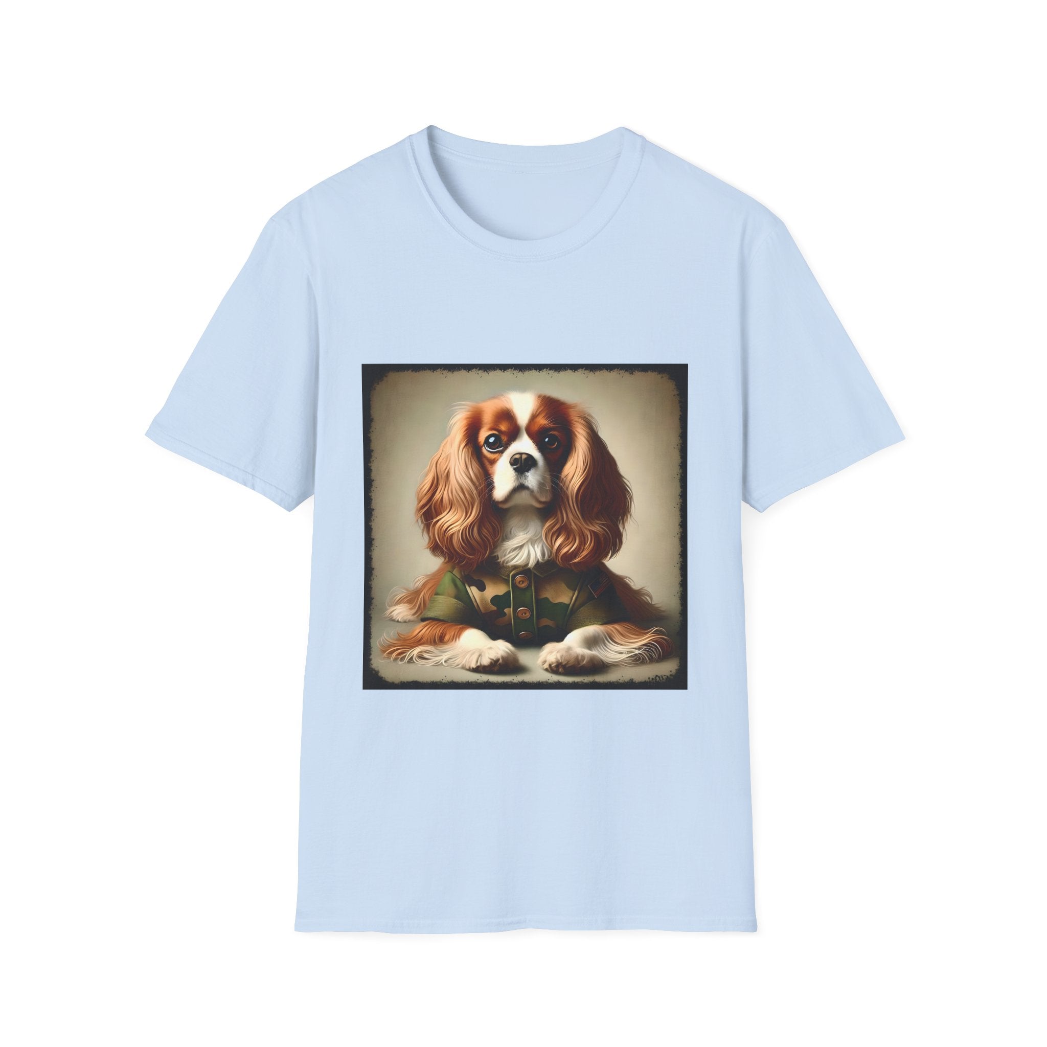 Cavalier King Charles Spaniel Camo Comrade | Unisex Dog T-Shirt