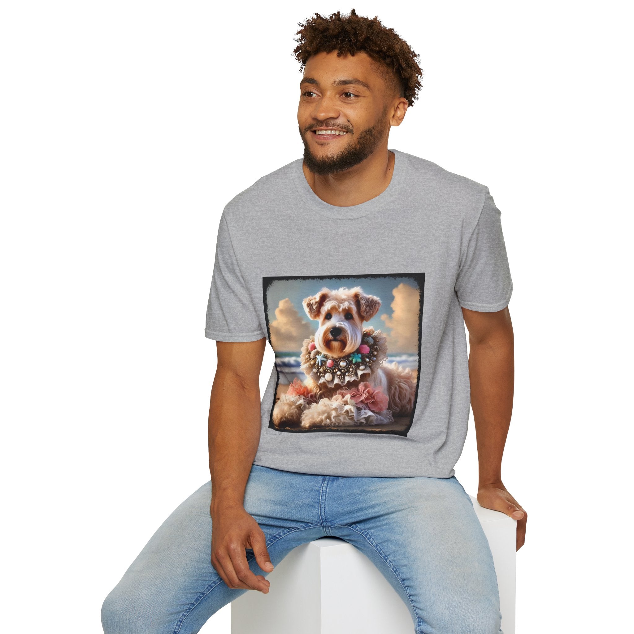Wheaten Terrier Beach Babe | Unisex Dog T-Shirt